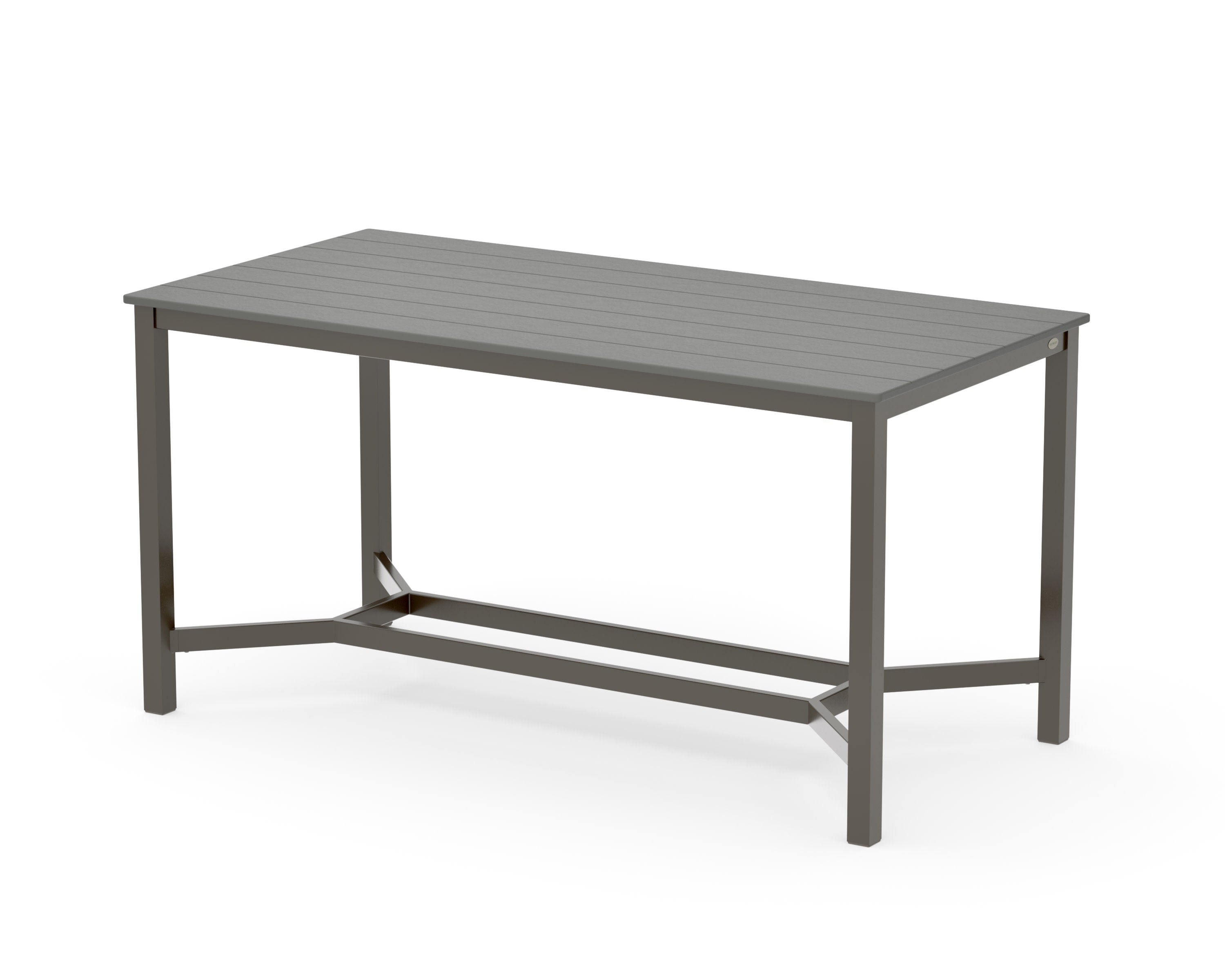 Main Street 36 x 72 Counter Table in Bronze / Slate Grey