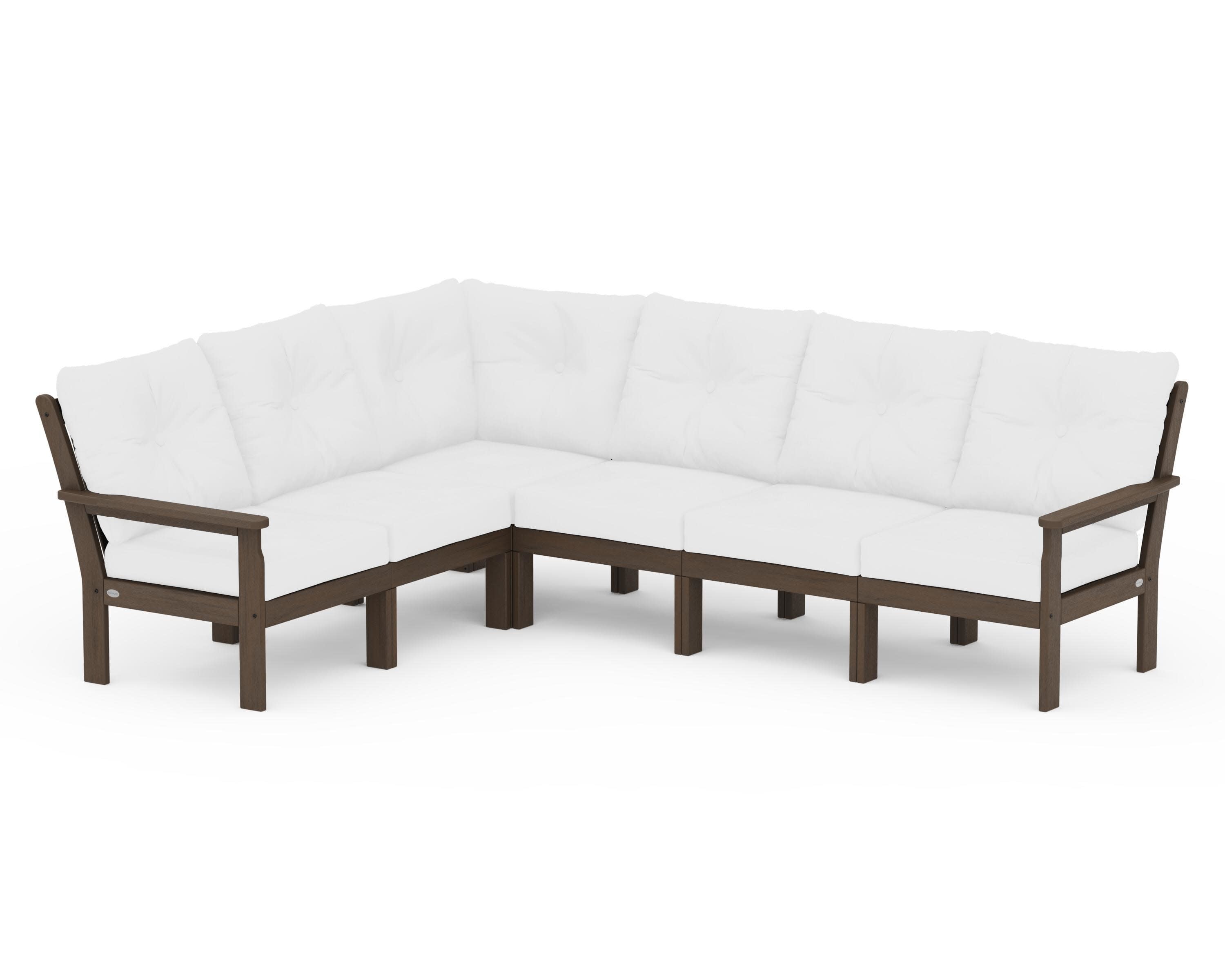 Vineyard 6-Piece Sectional in Kona / Natural