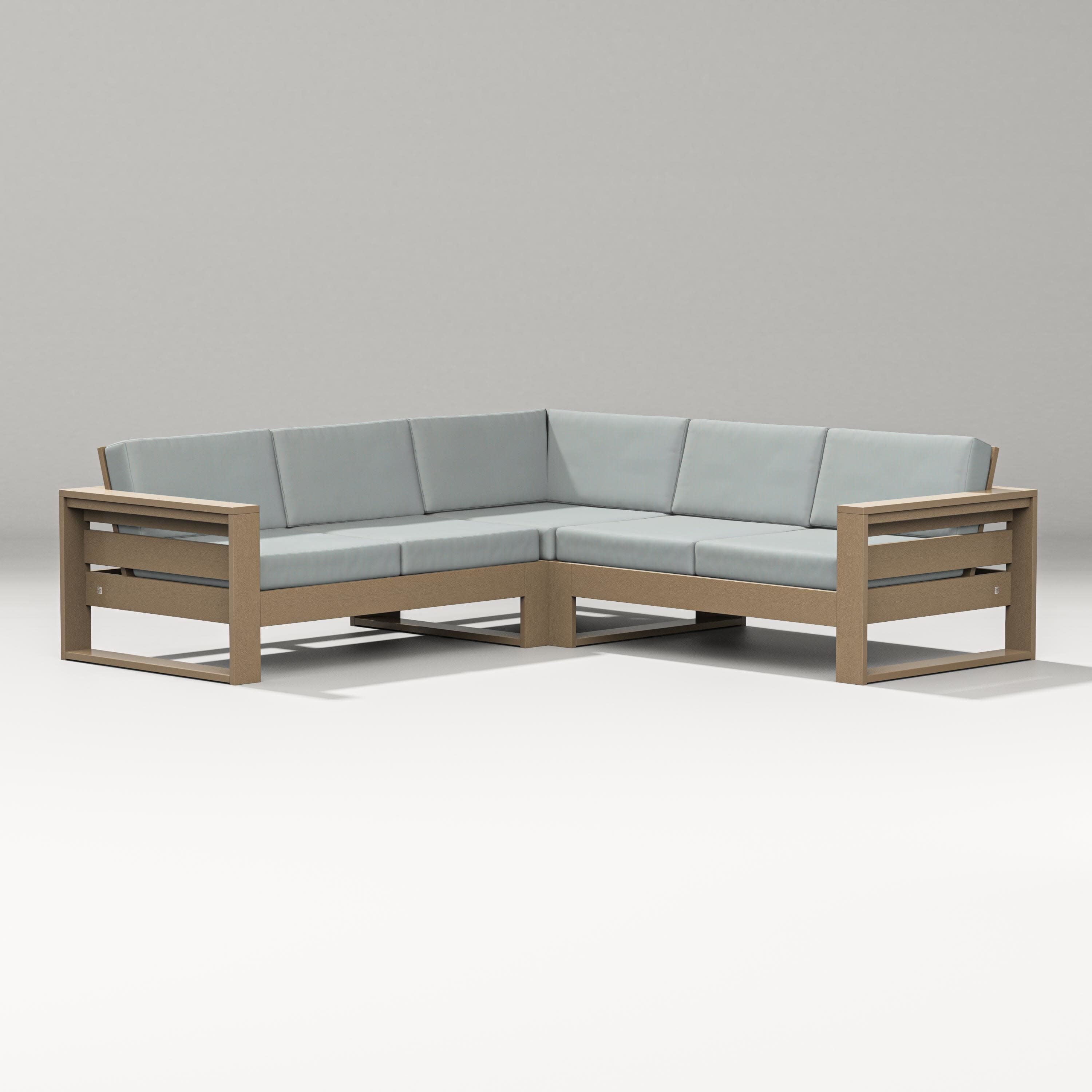 Latitude Corner Sectional in Vintage Sahara / Spa