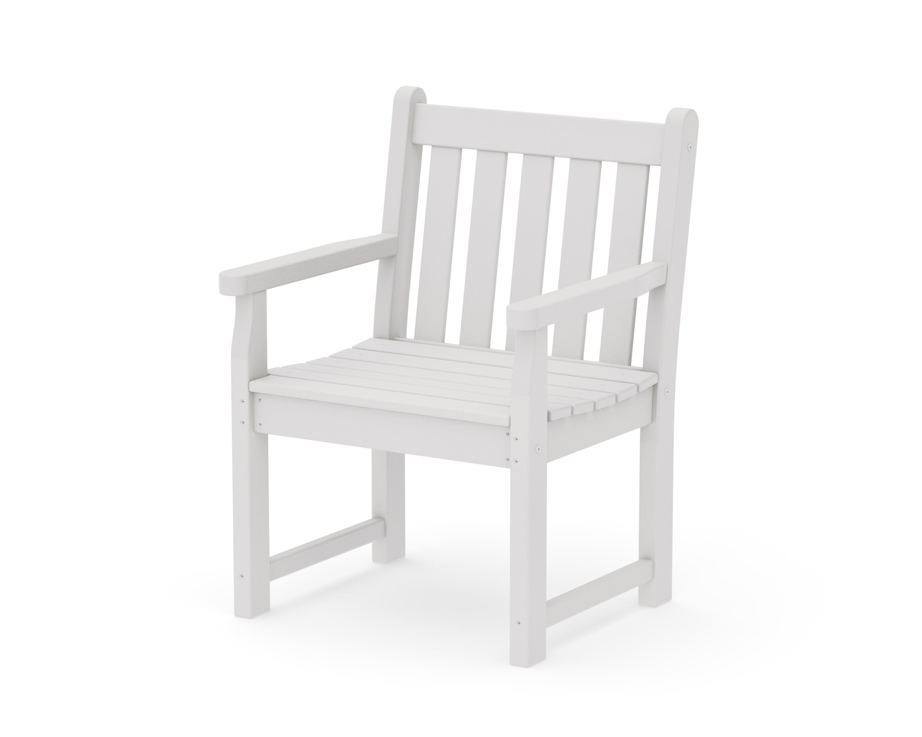 Traditional Garden Arm Chair in Vintage White