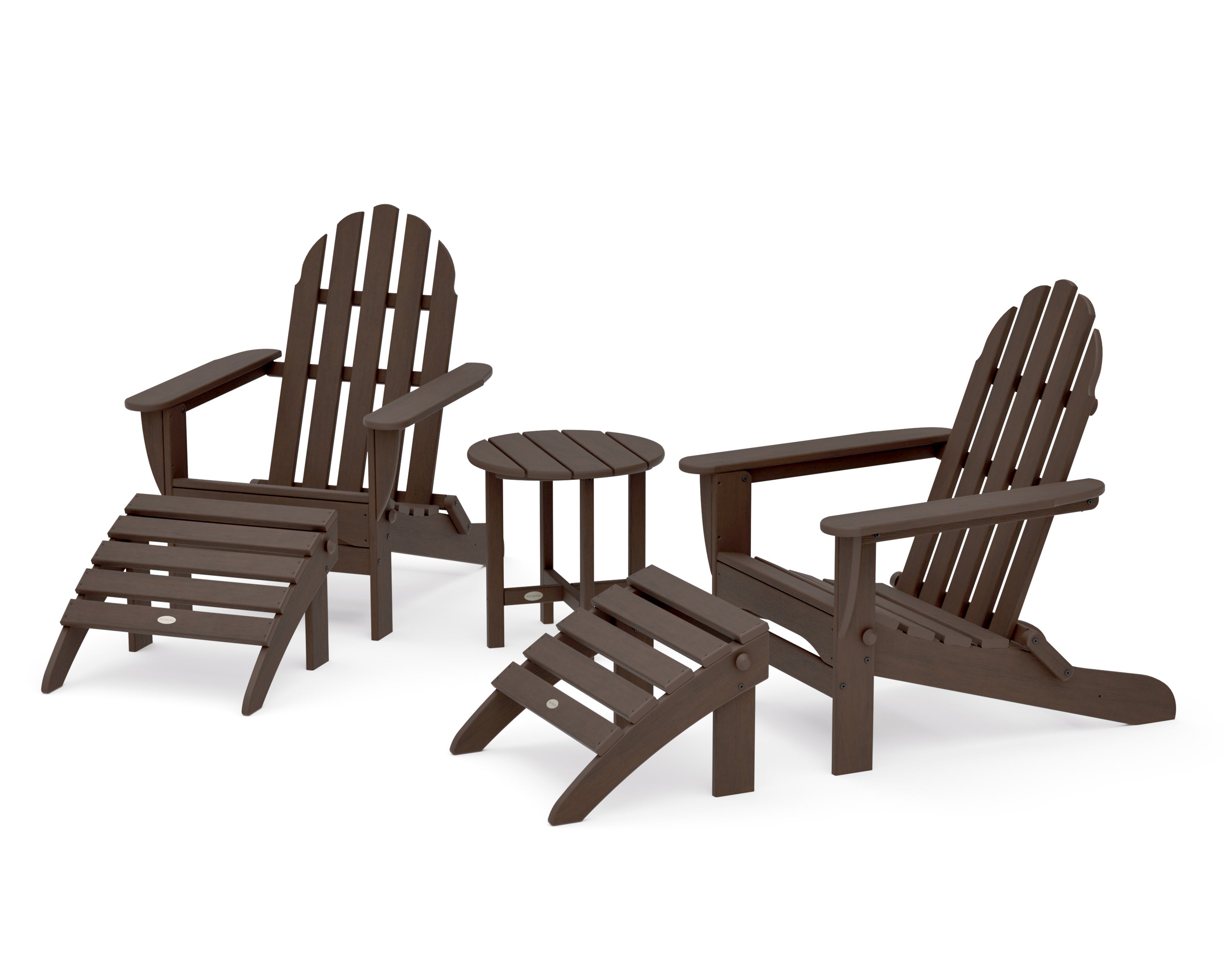 Classic Adirondack 5-Piece Casual Set in Kona