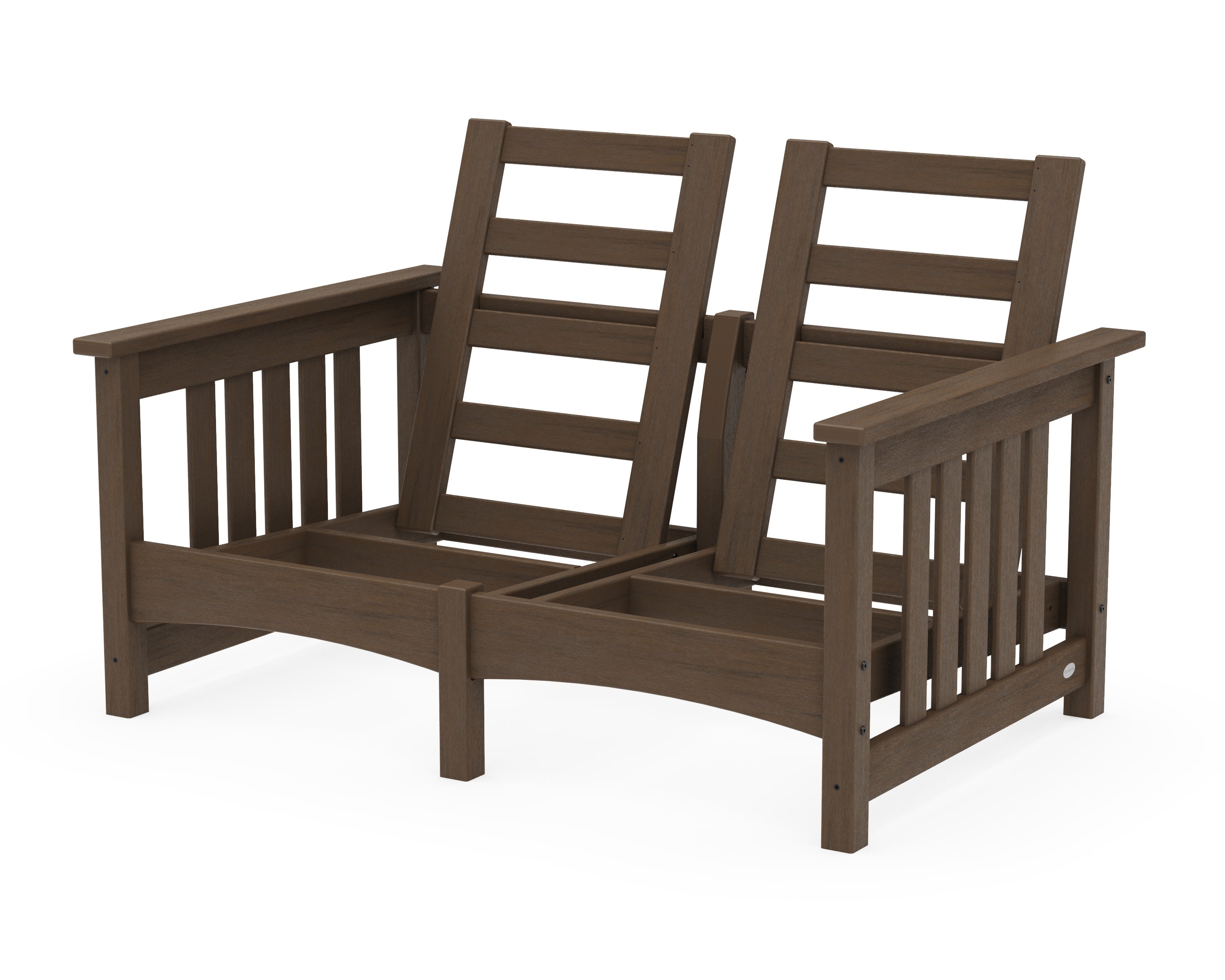 Club Mission Loveseat Frame in Kona