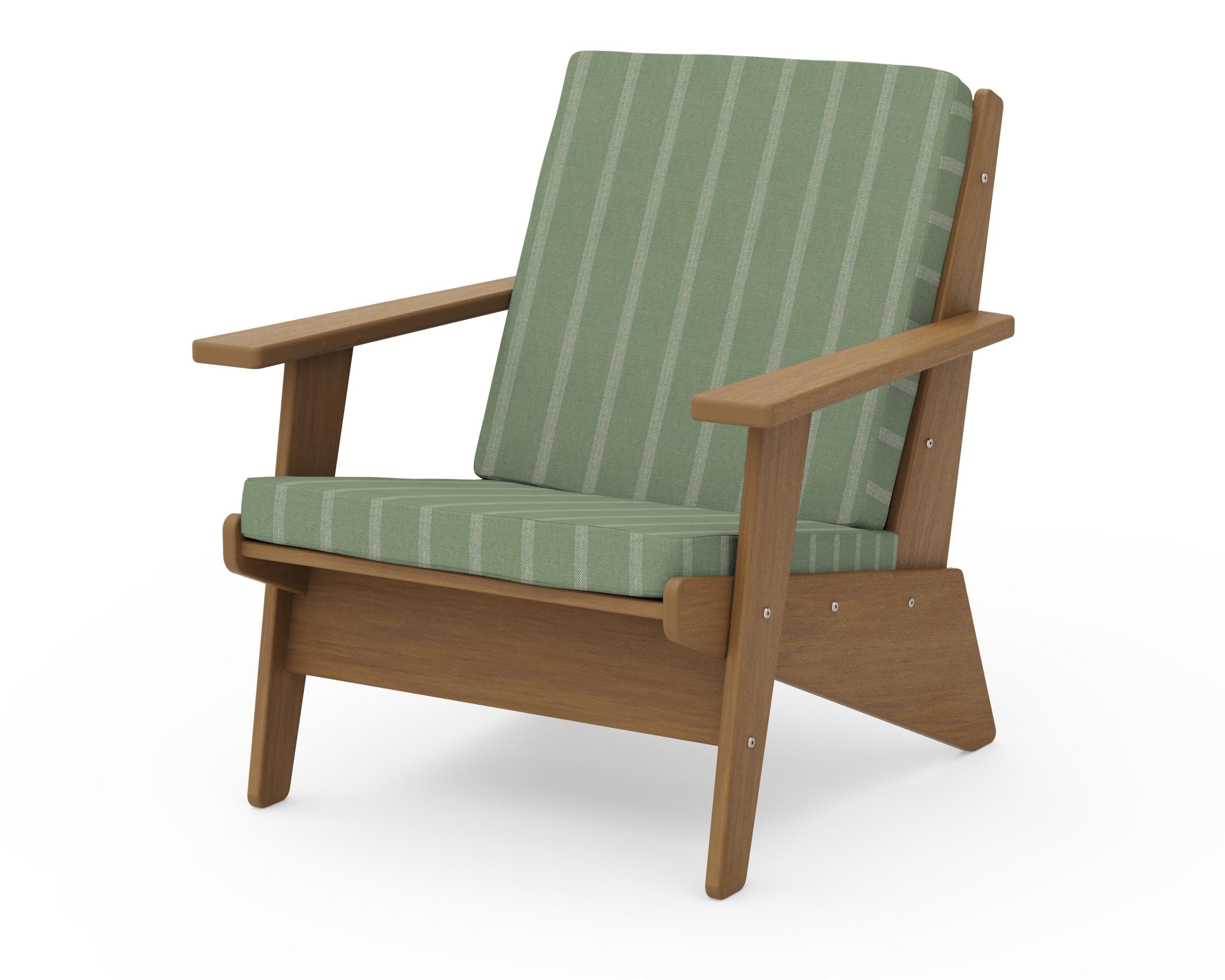 Riviera Modern Lounge Chair in Natural / Unwind Rainwashed