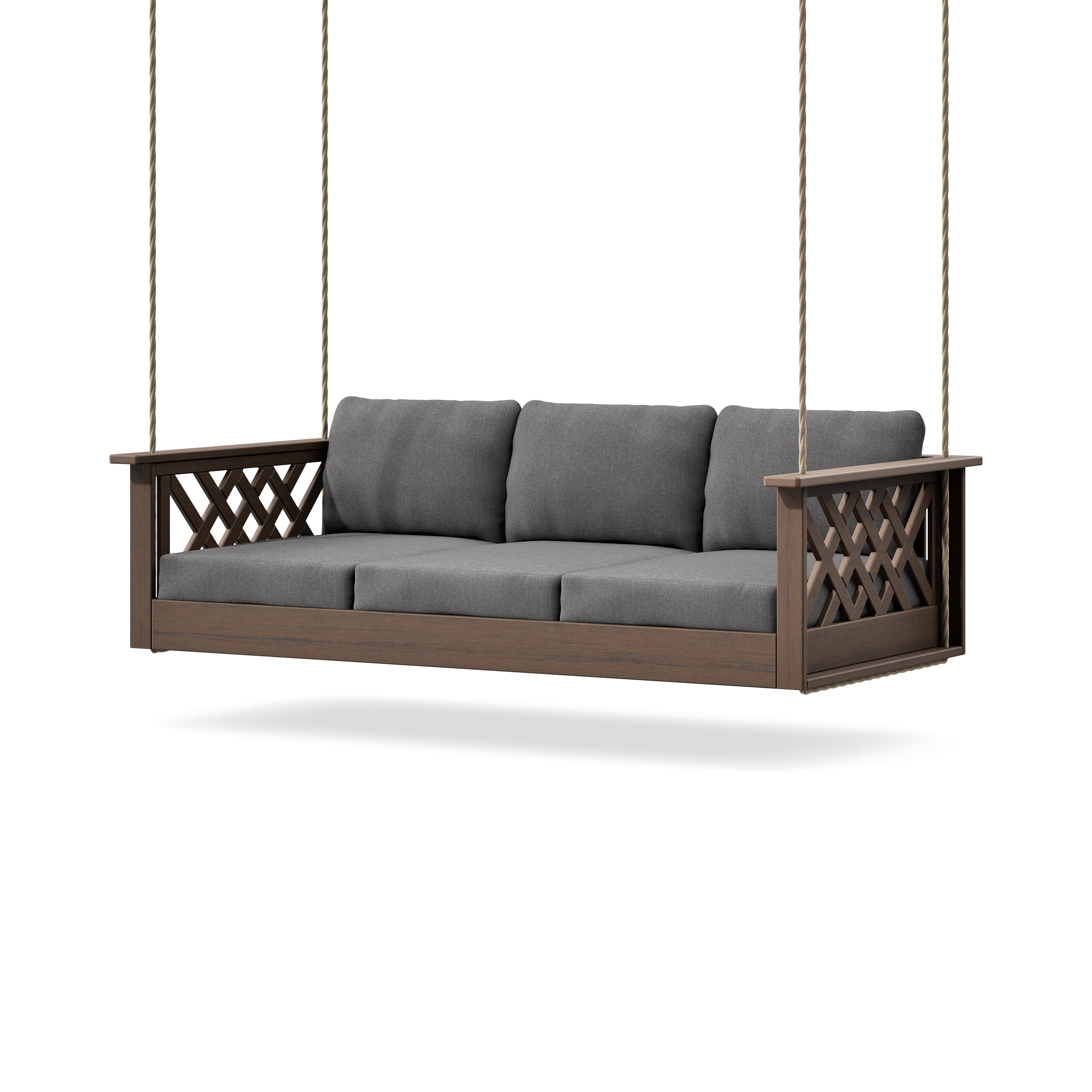 Wovendale Daybed Swing in Kona / Ash Charcoal