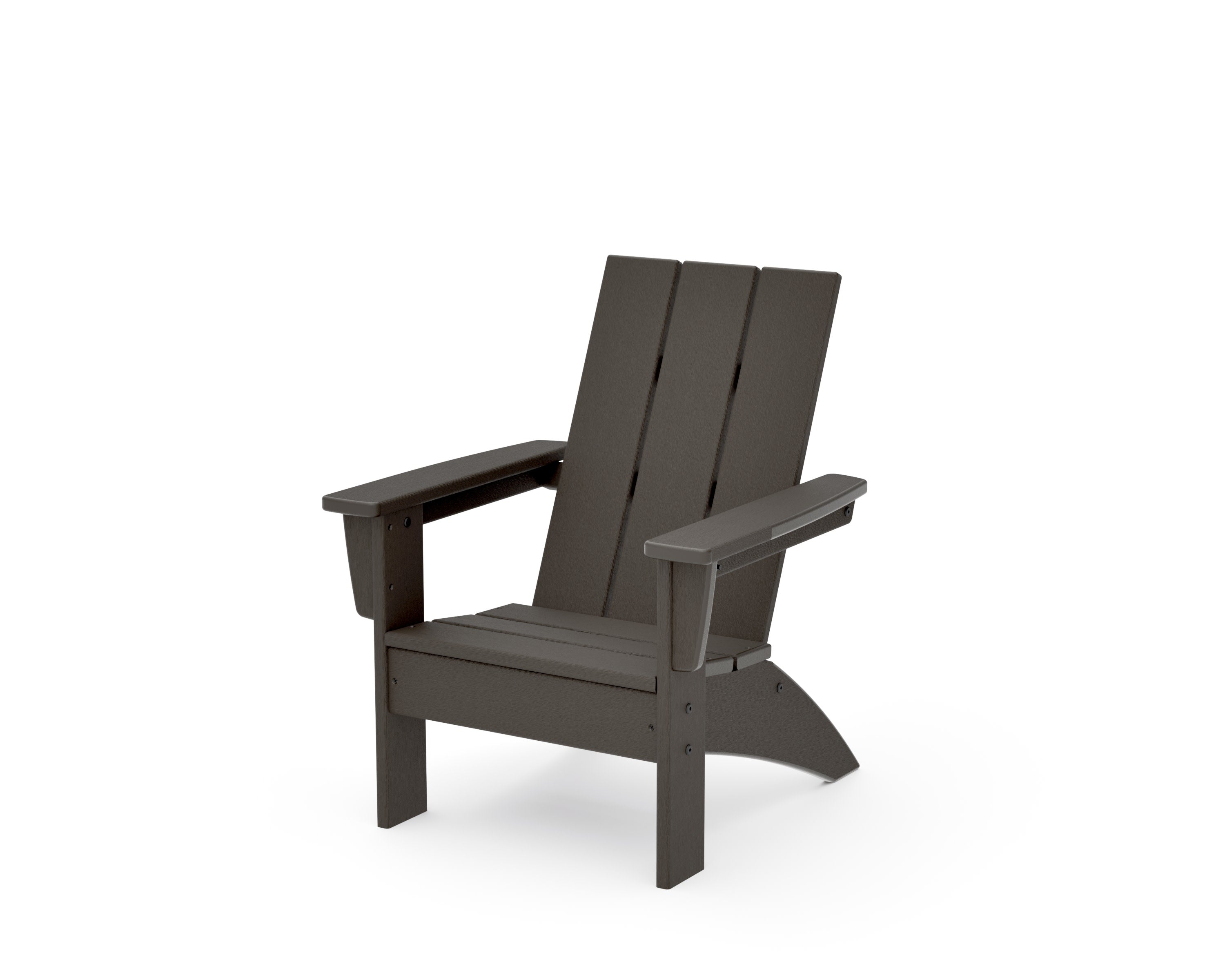 Kids Modern Adirondack Chair in Vintage Coffee