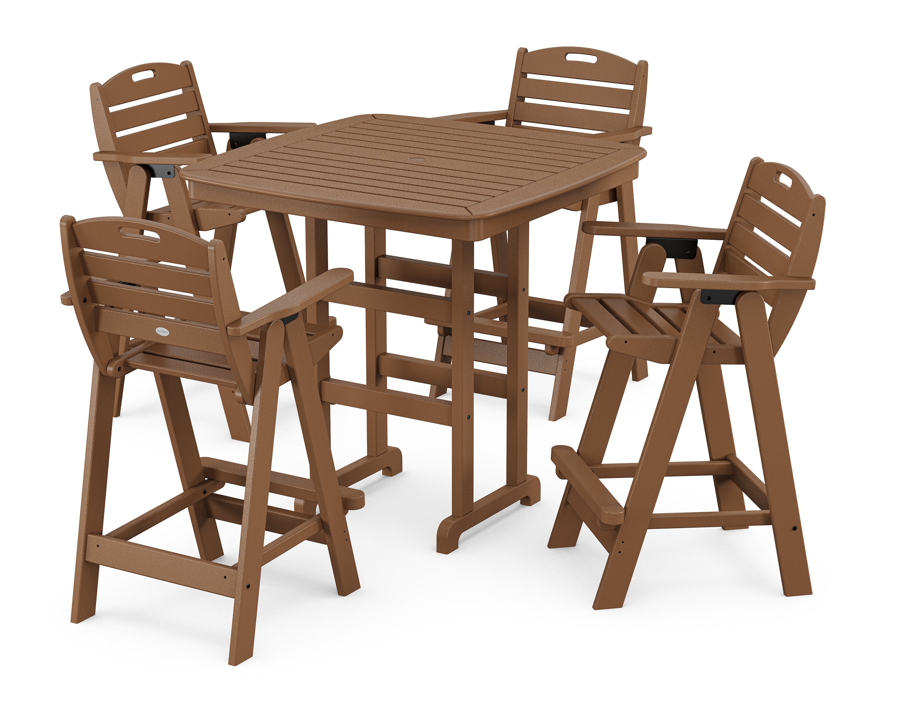 Nautical 5-Piece Bar Set in Teak