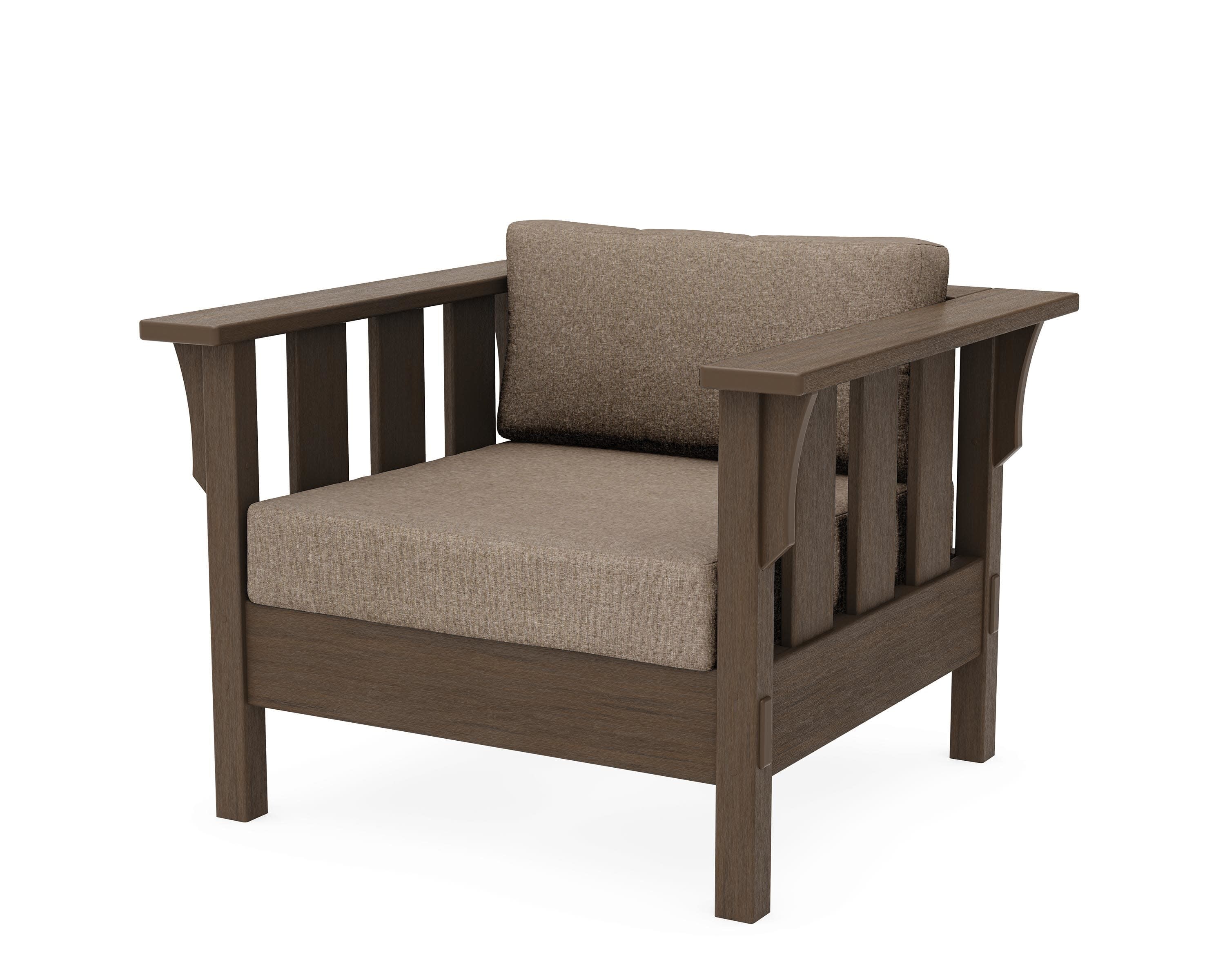 Acadia Deep Seating Chair in Kona / Spiced Burlap