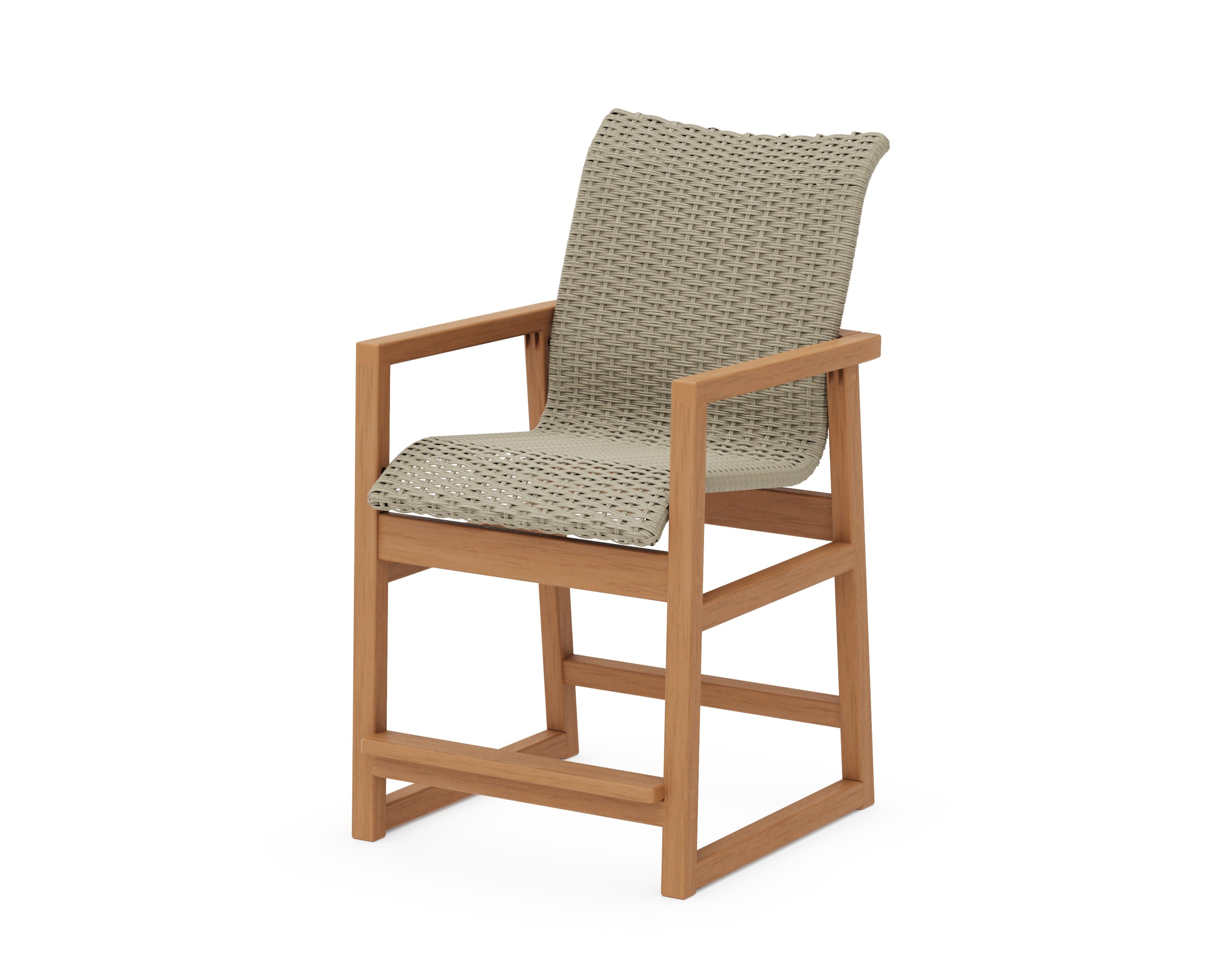 EDGE Woven Counter Arm Chair in Natural / Dune Grass