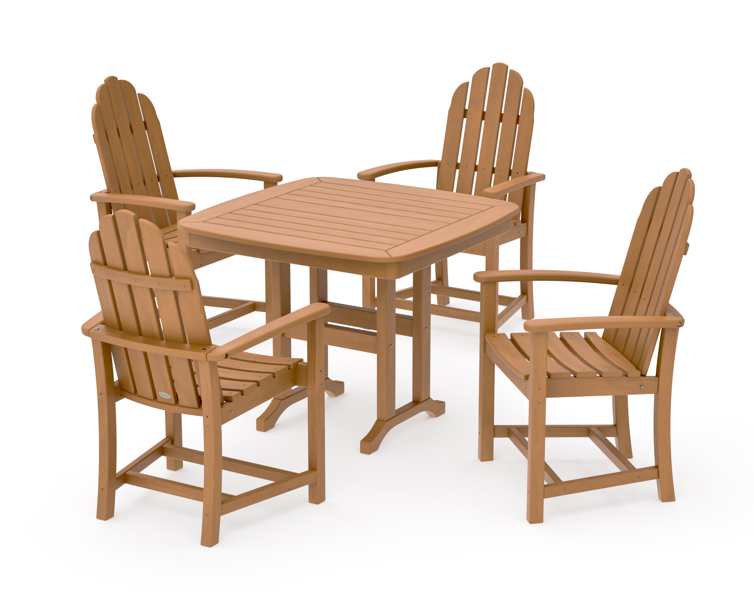 Classic Adirondack 5-Piece Dining Set in Natural