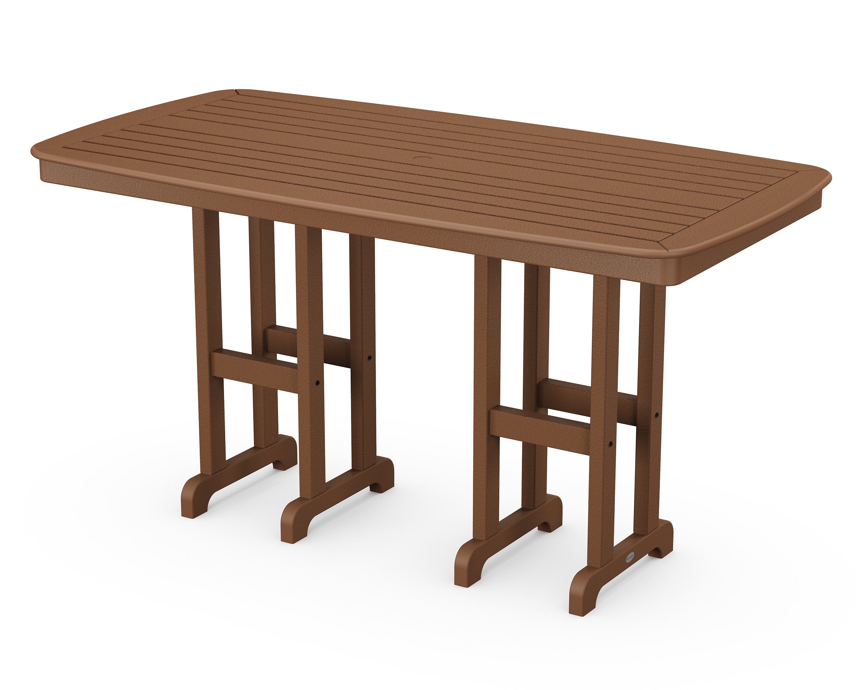 Nautical 37" x 72" Counter Table in Teak