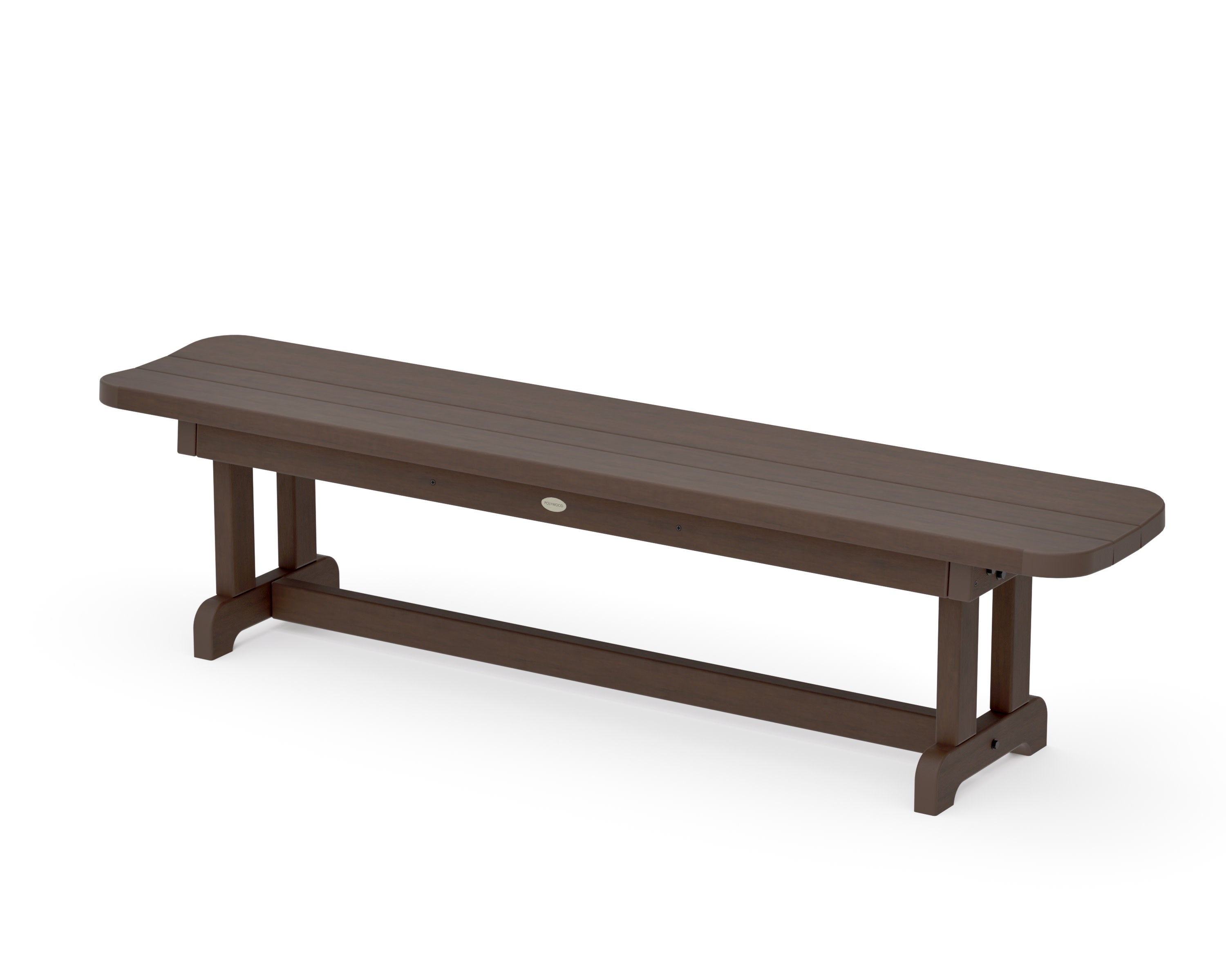 Park 72" Harvester Backless Bench in Kona