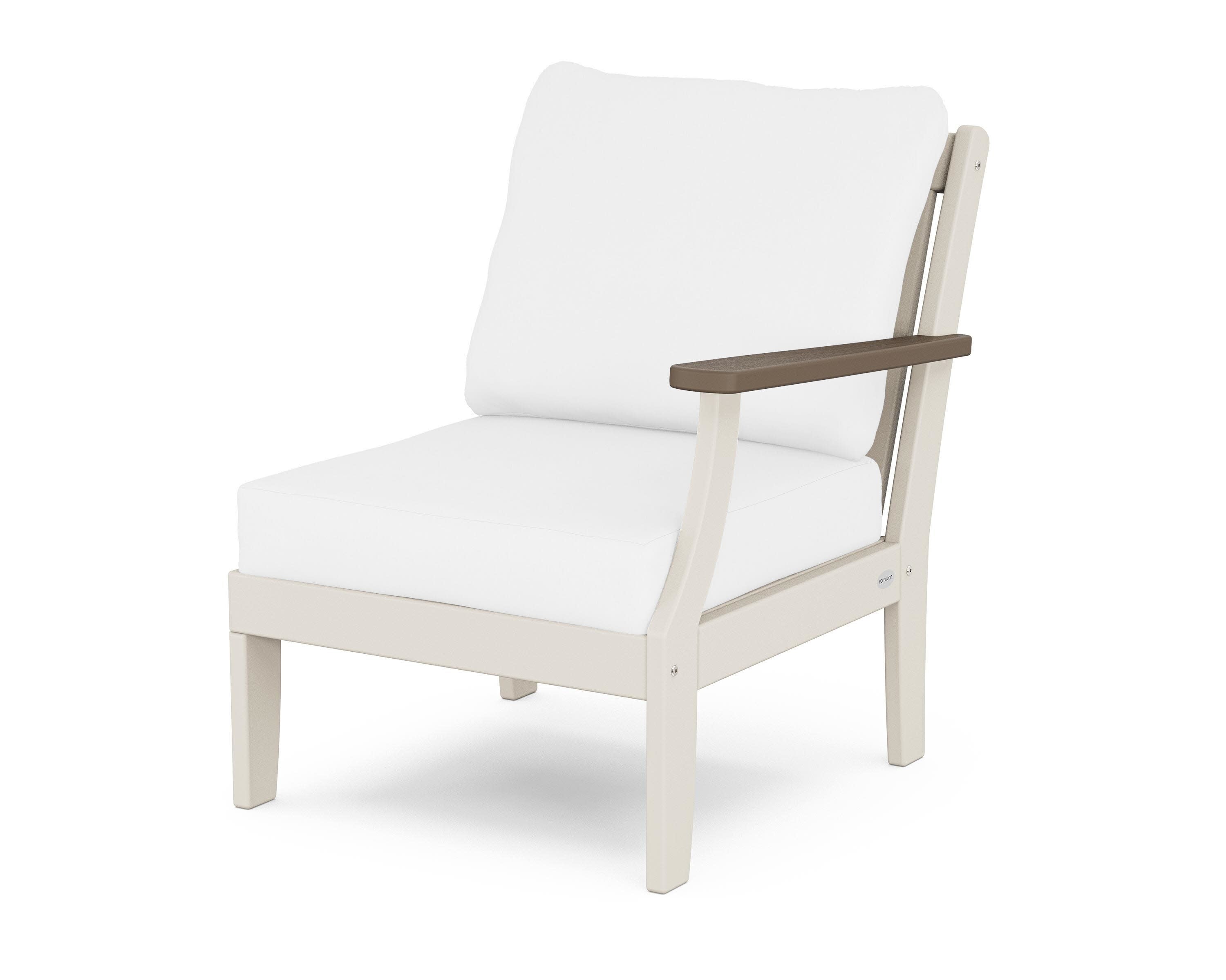 Braxton Modular Right Arm Chair in Sand / Kona / Natural