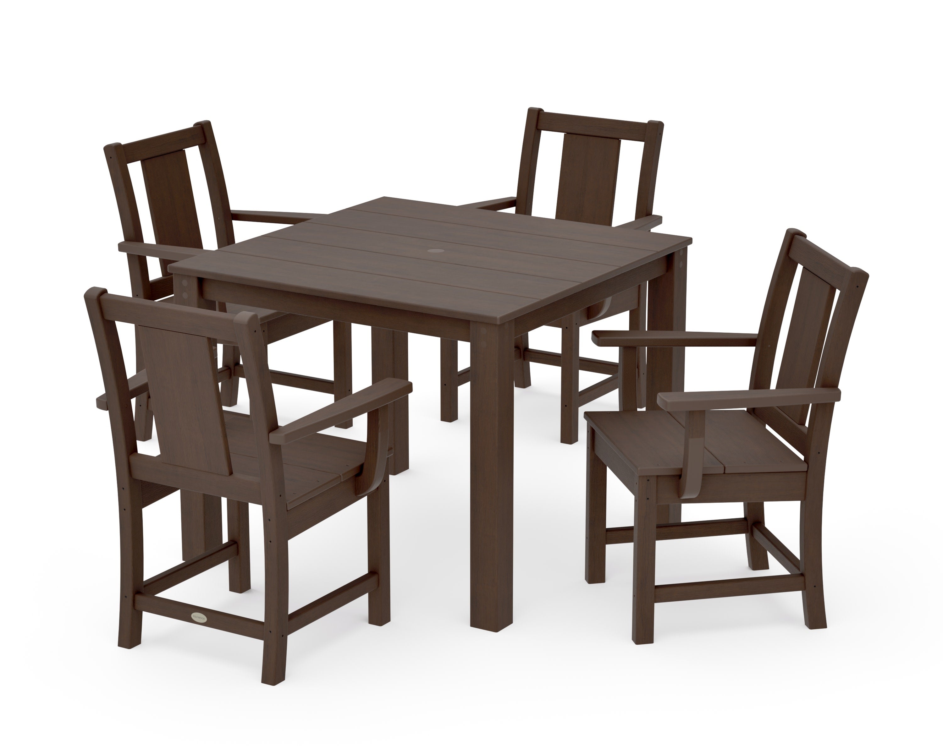 Prairie 5-Piece Parsons Dining Set in Kona