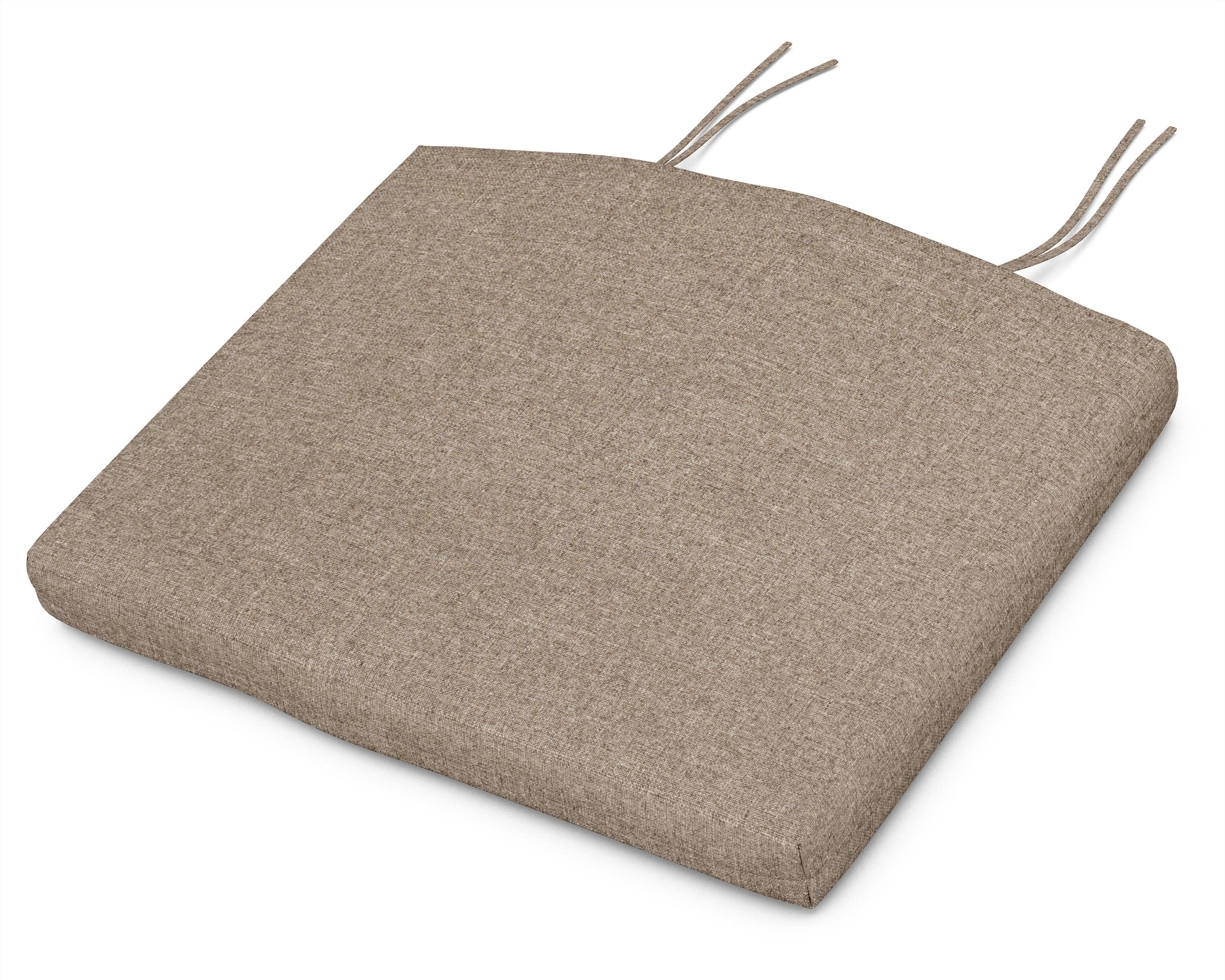 Standard Seat Cushion 17"D x 20.5"W x 2.5"H in Spiced Burlap