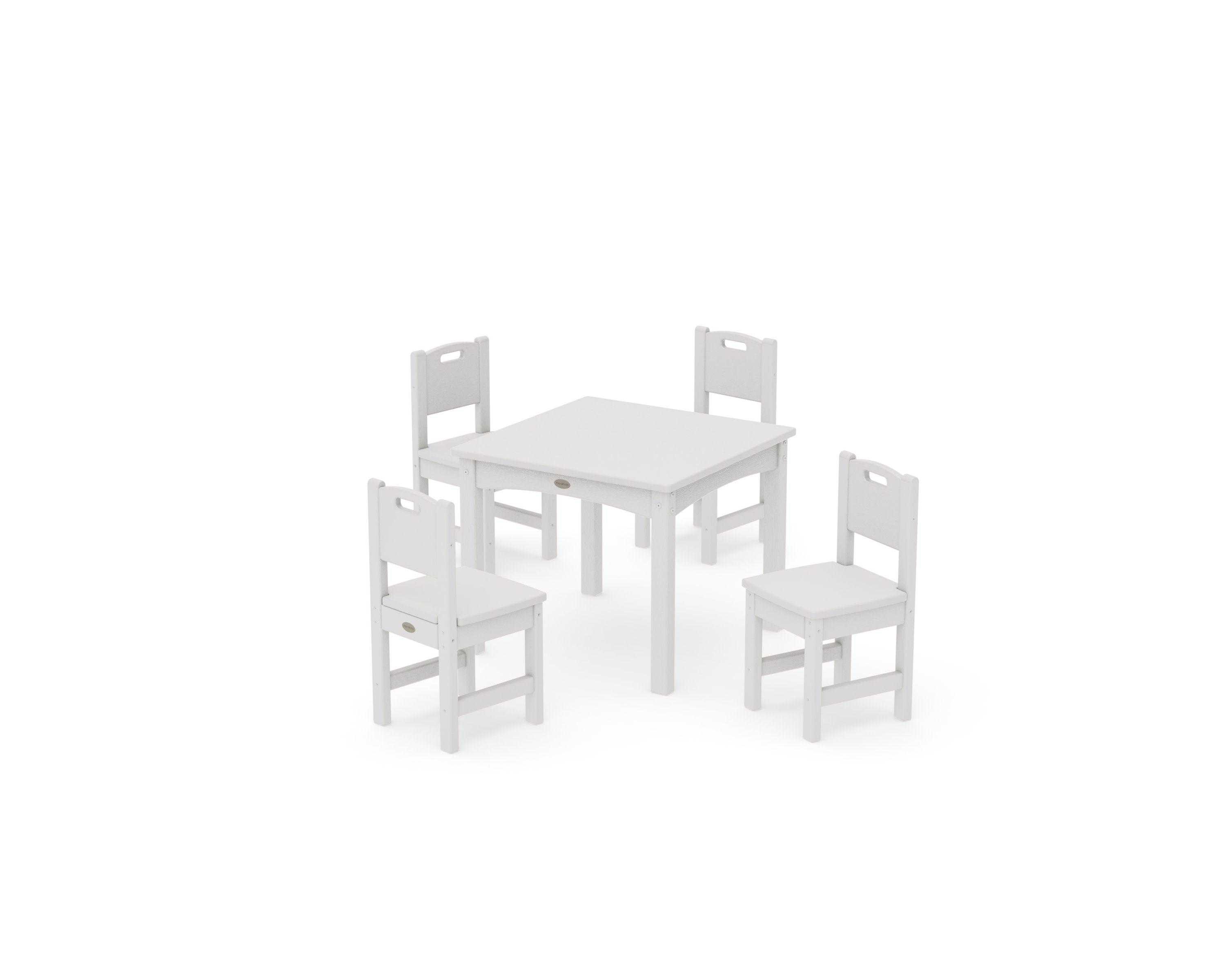 Toddler 5-Piece Dining Set in Vintage White