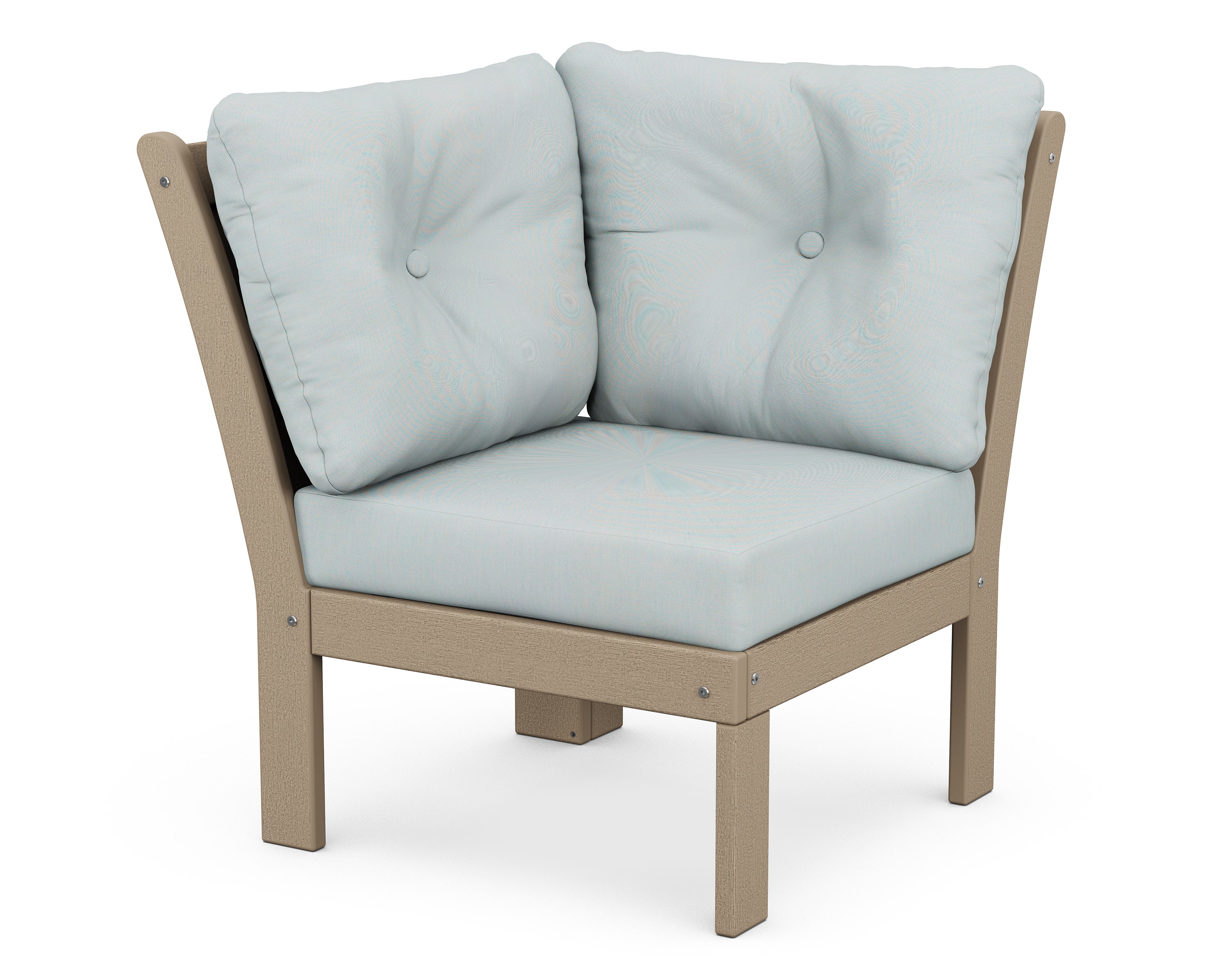 Vineyard Modular Corner Chair in Vintage Sahara / Spa