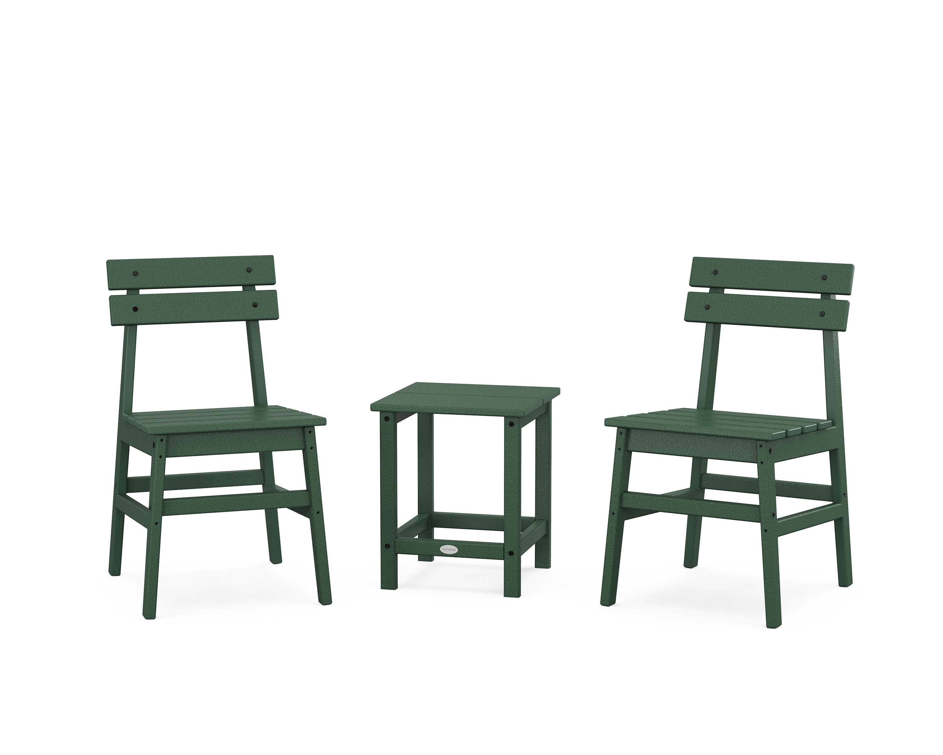 Modern Studio Plaza Chair 3-Piece Seating Set in Green