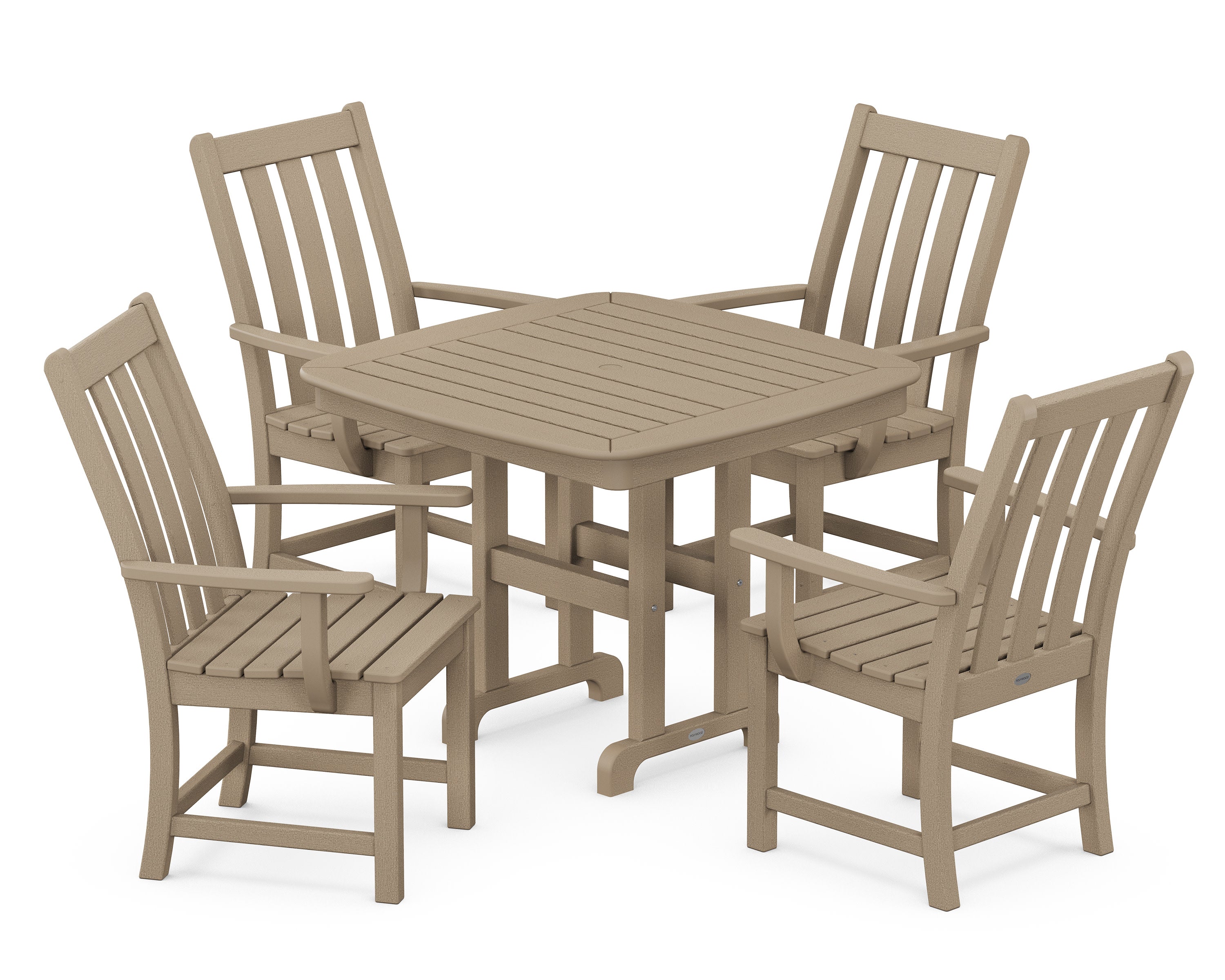 Vineyard 5-Piece Dining Set in Vintage Sahara