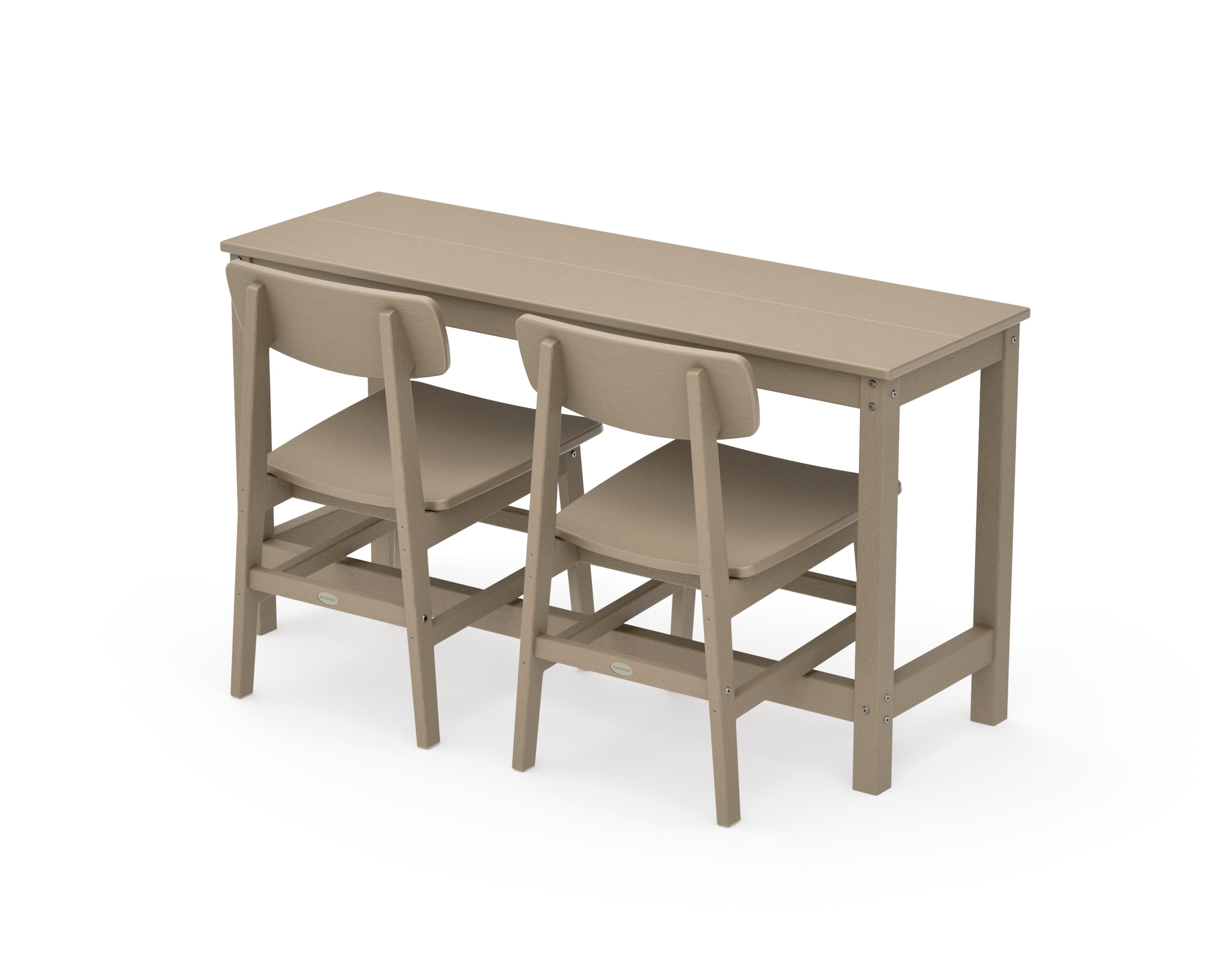 Modern Studio Urban Chair 3-Piece Balcony Set in Vintage Sahara