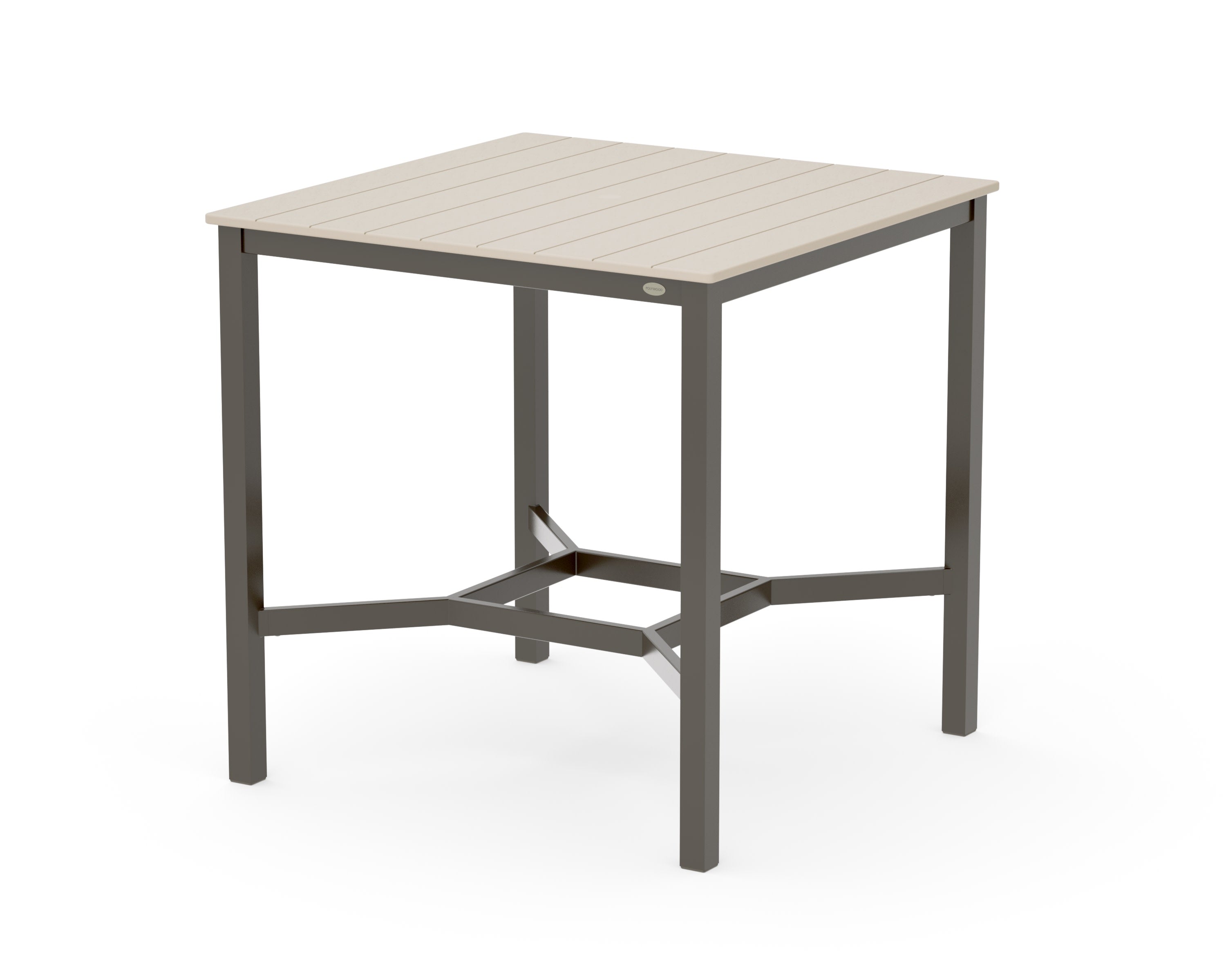 Main Street 42 x 42 Bar Table in Bronze / Sand