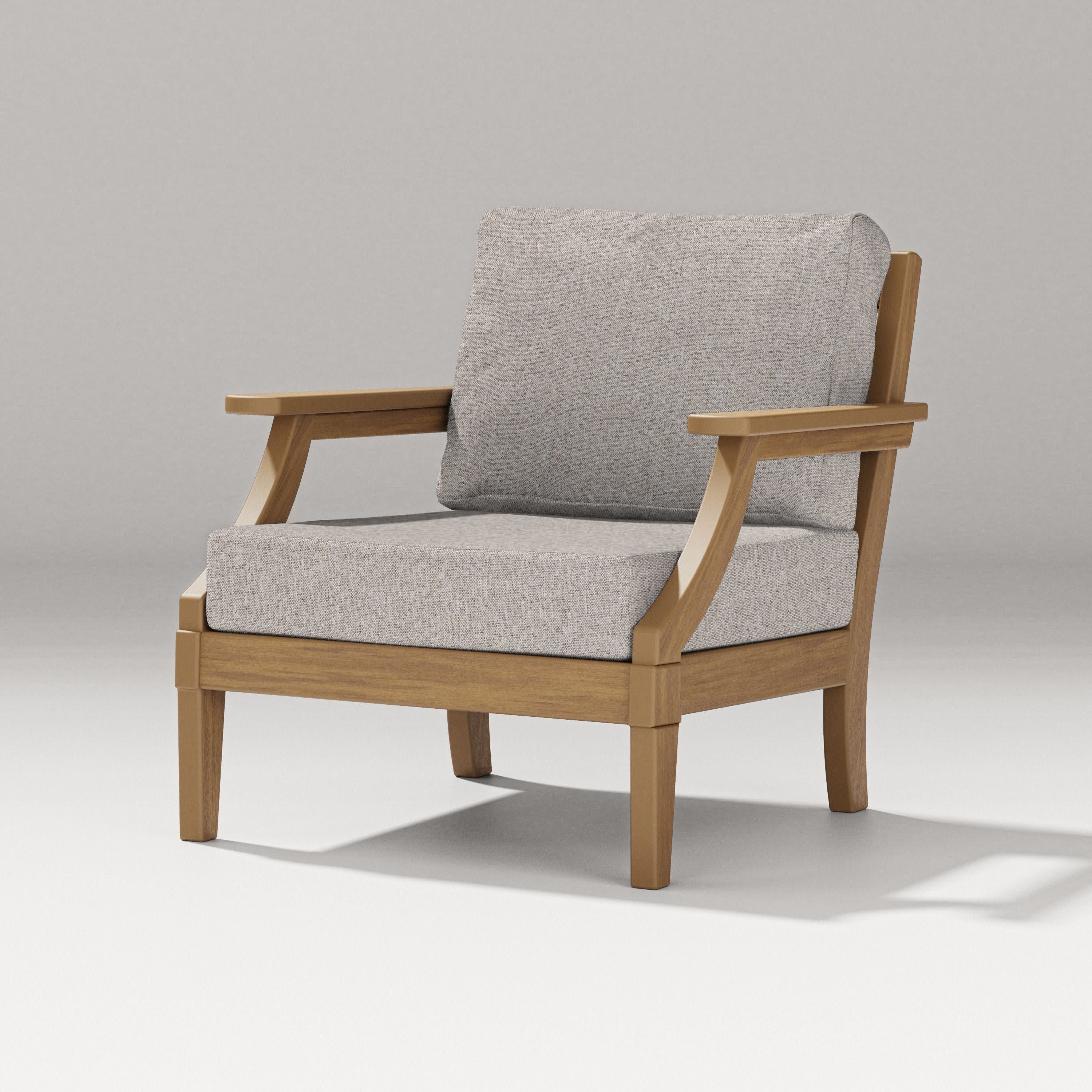 Estate Lounge Chair in Natural / Weathered Tweed