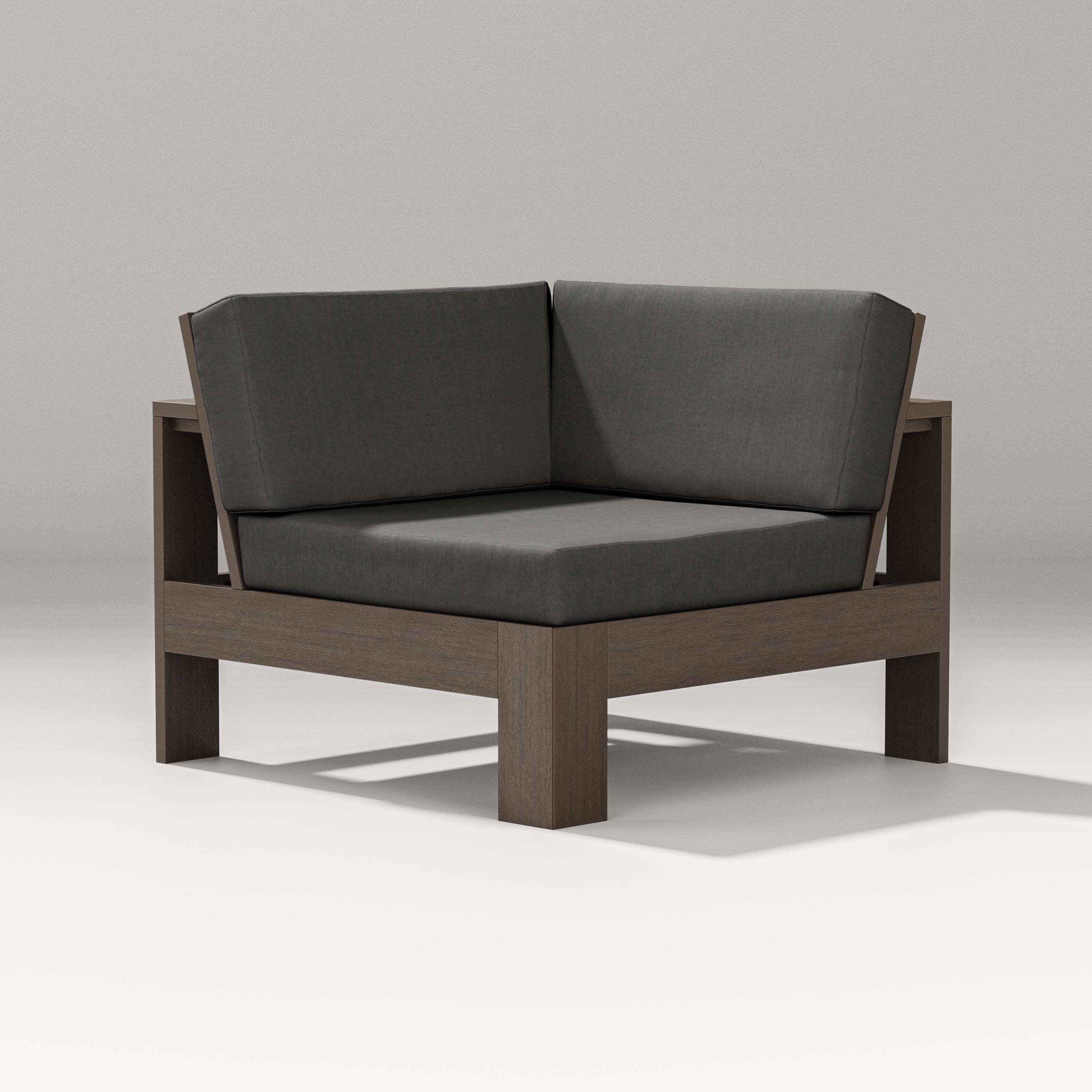 Latitude Modular Corner Chair in Kona / Spectrum Carbon