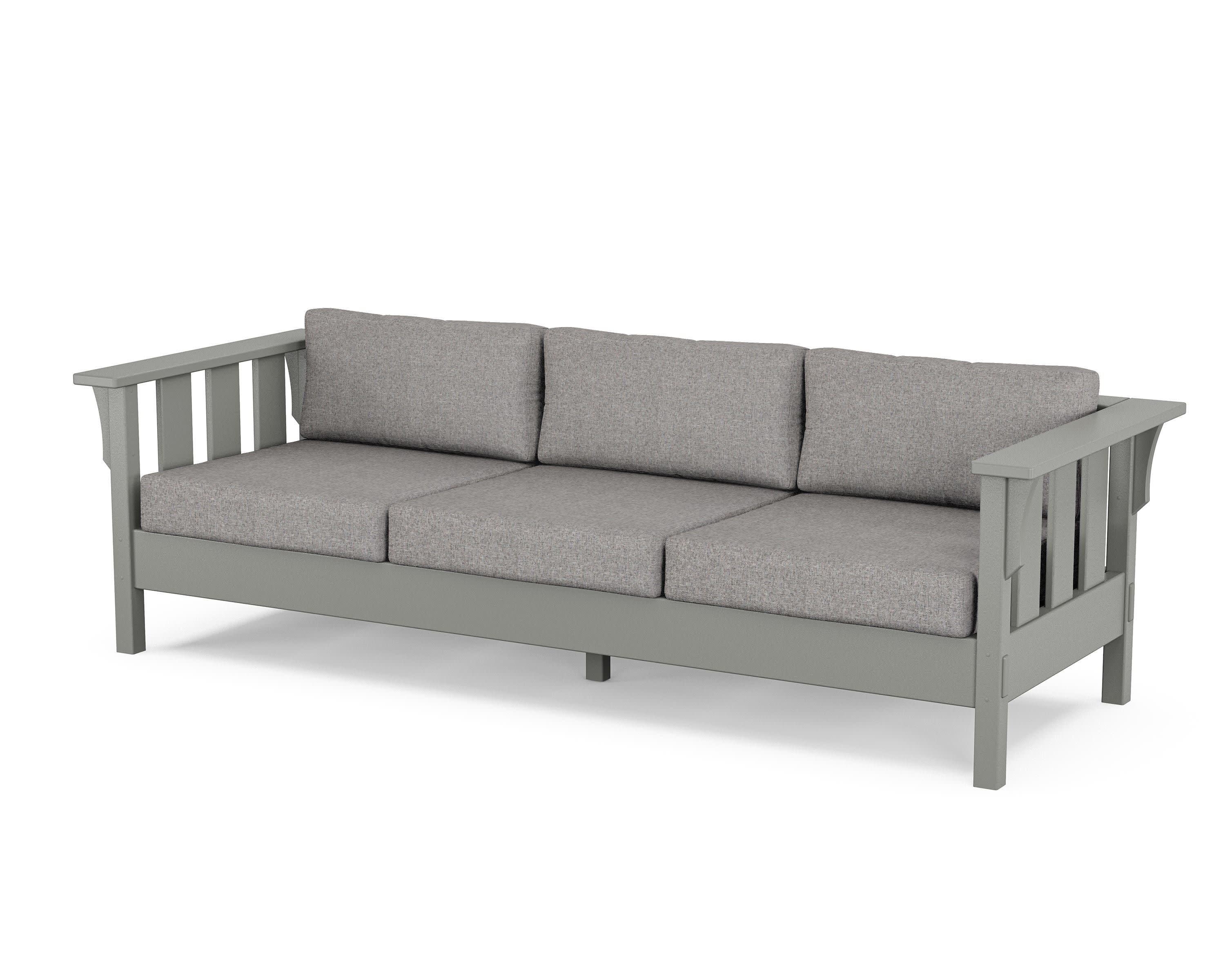 Acadia Deep Seating Sofa in Slate Grey / Grey Mist