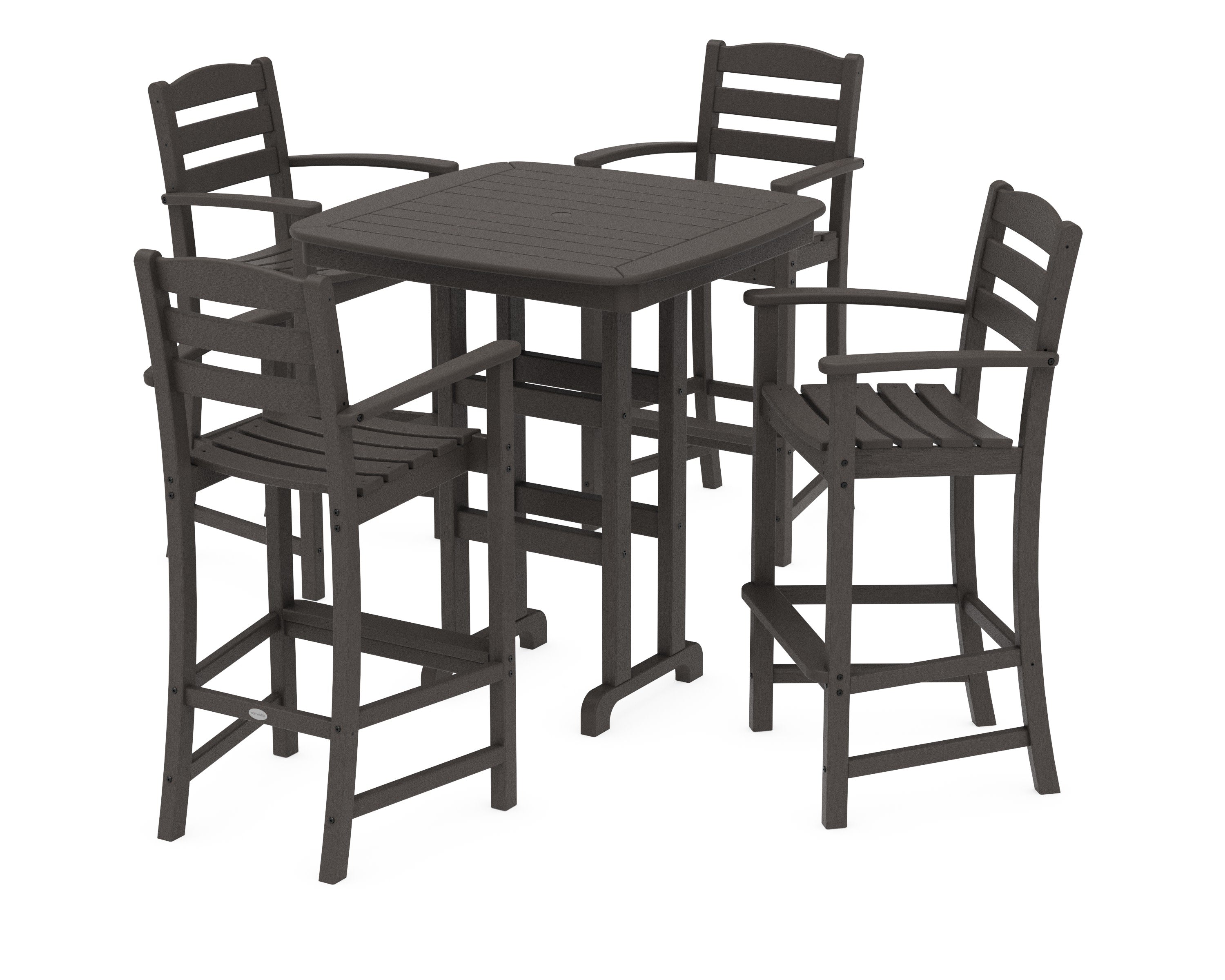 La Casa Caf 5-Piece Bar Set in Vintage Coffee