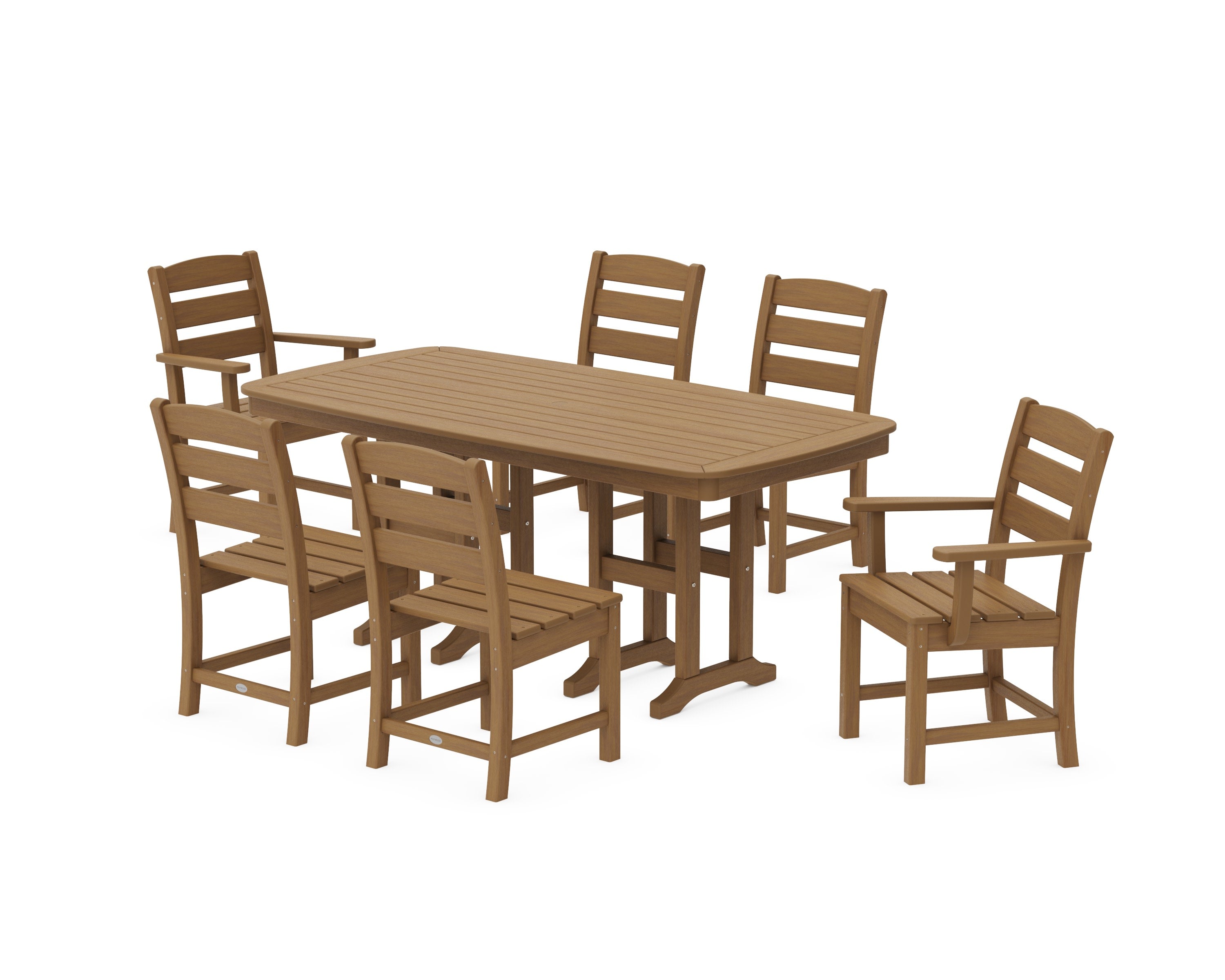 Lakeside 7-Piece Dining Set in Natural