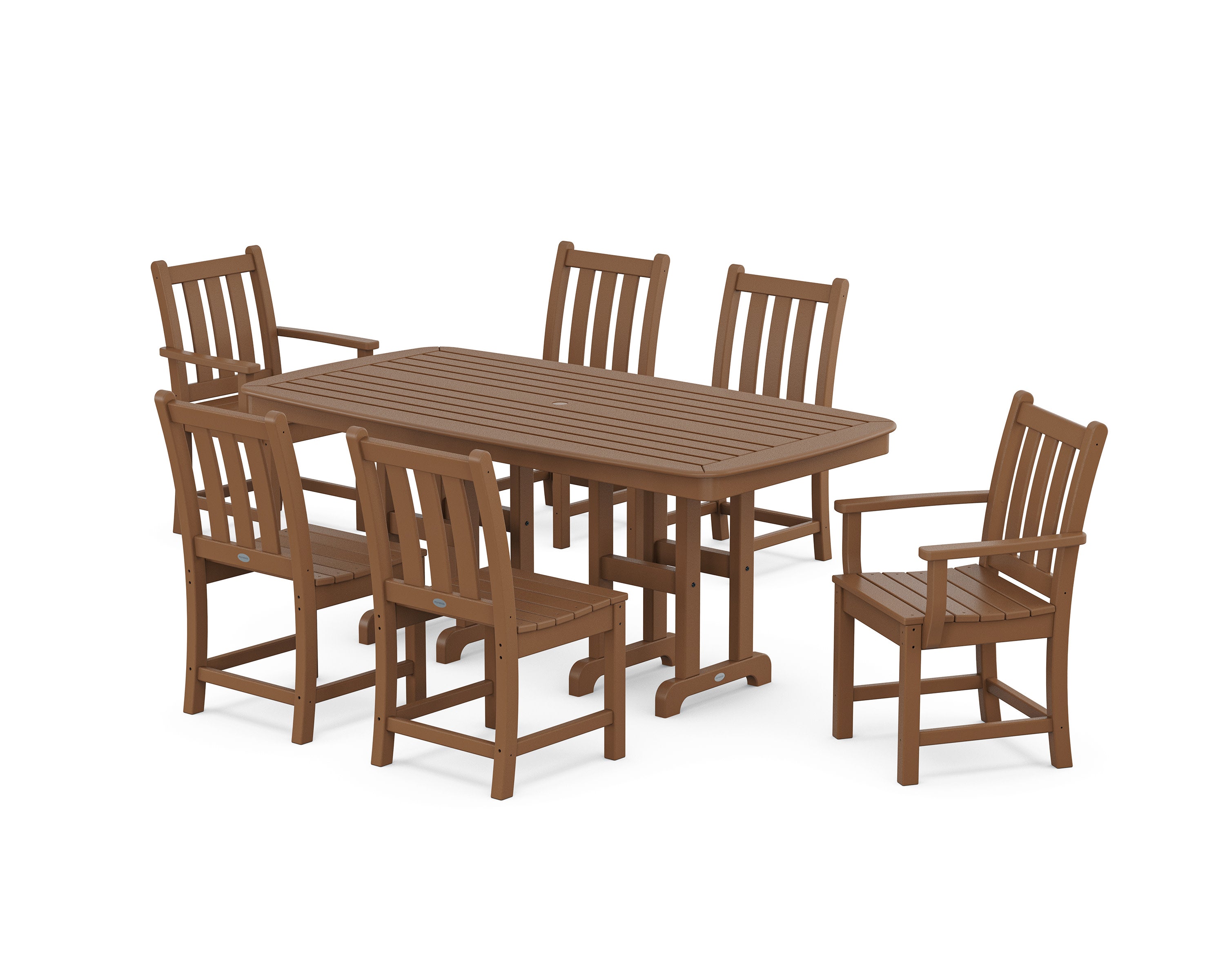 Traditional Garden 7-Piece Dining Set in Teak