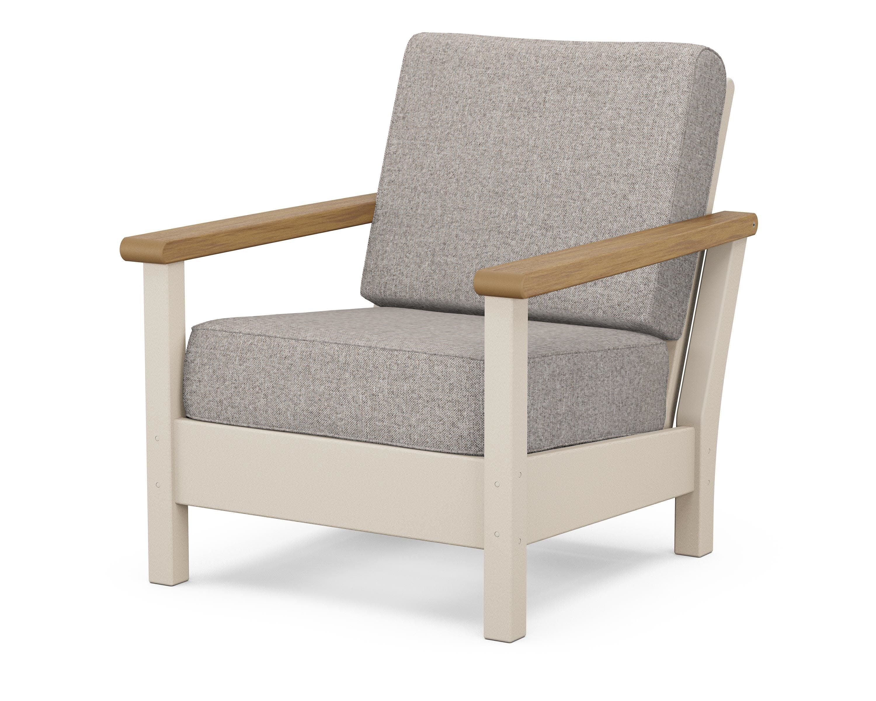 Harbour Deep Seating Chair in Sand / Natural / Weathered Tweed