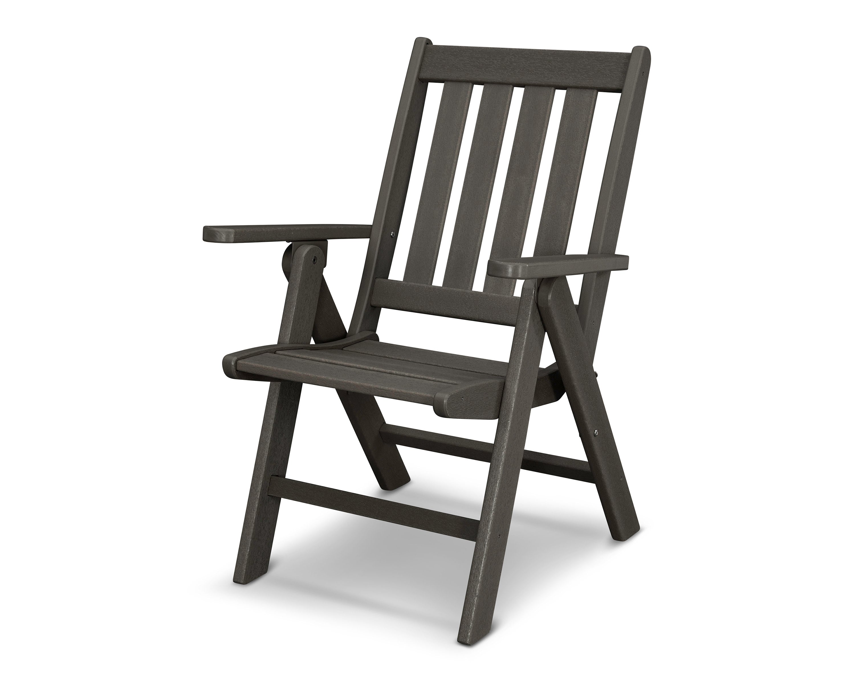 Vineyard Folding Dining Chair in Vintage Coffee