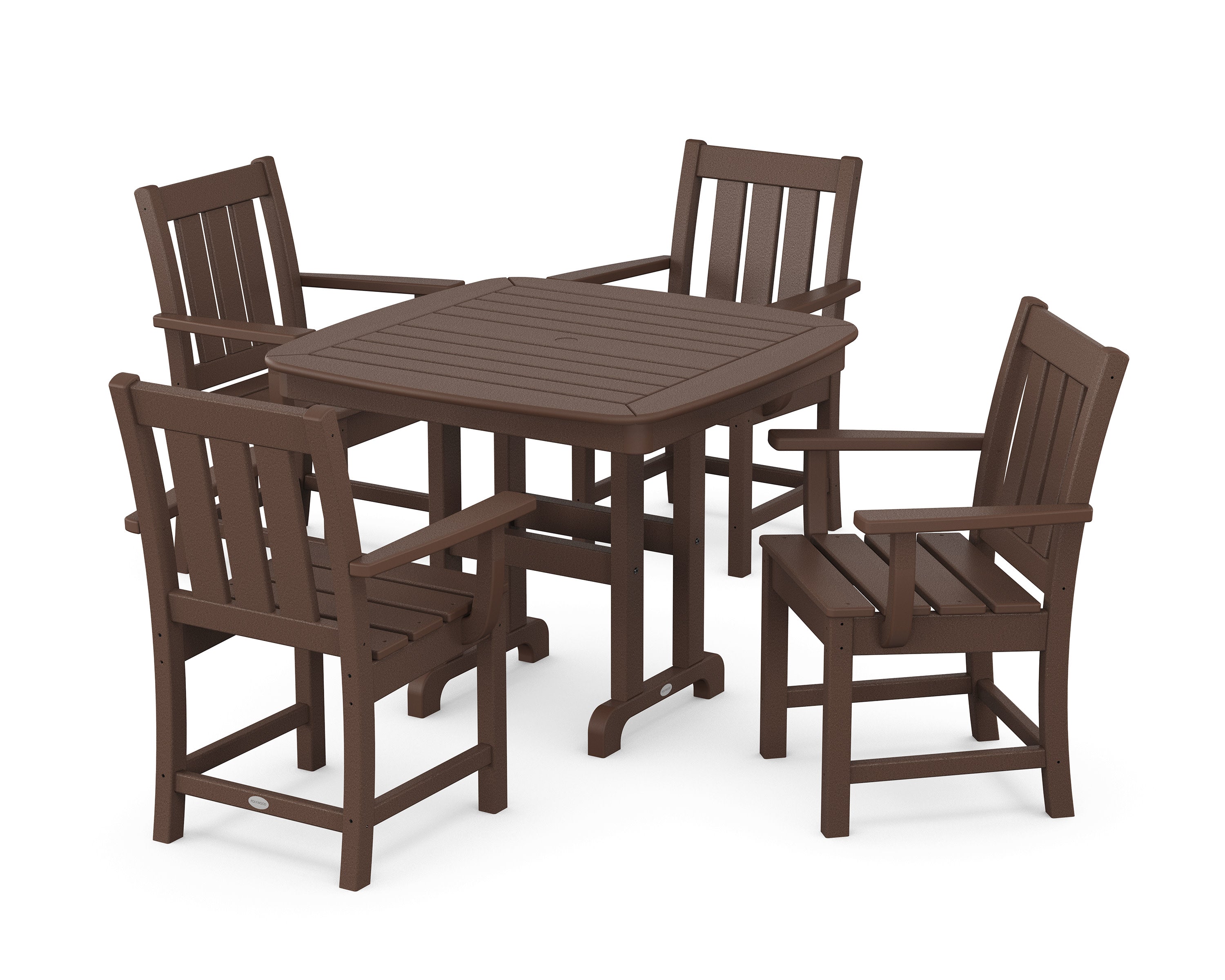 Oxford 5-Piece Dining Set in Mahogany