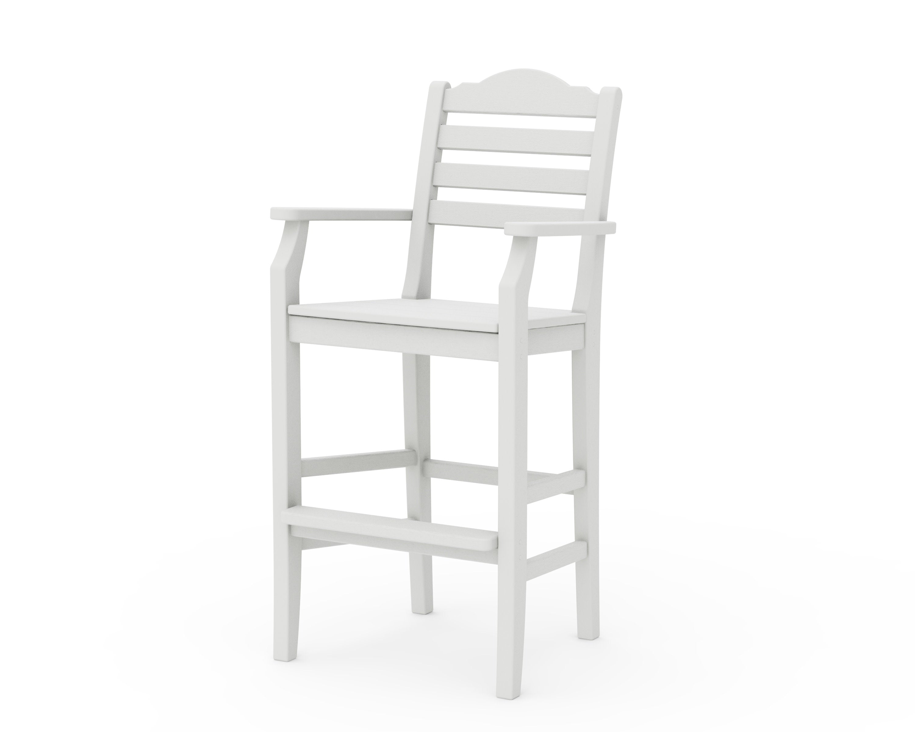 Savannah Bar Arm Chair in Vintage White