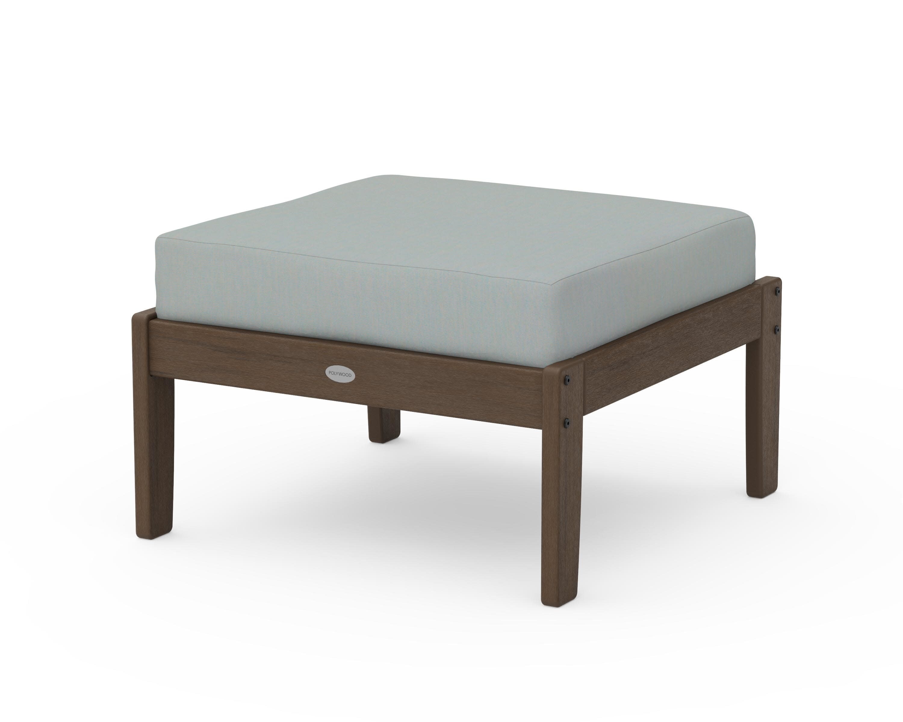 Braxton Deep Seating Ottoman in Kona / Spa