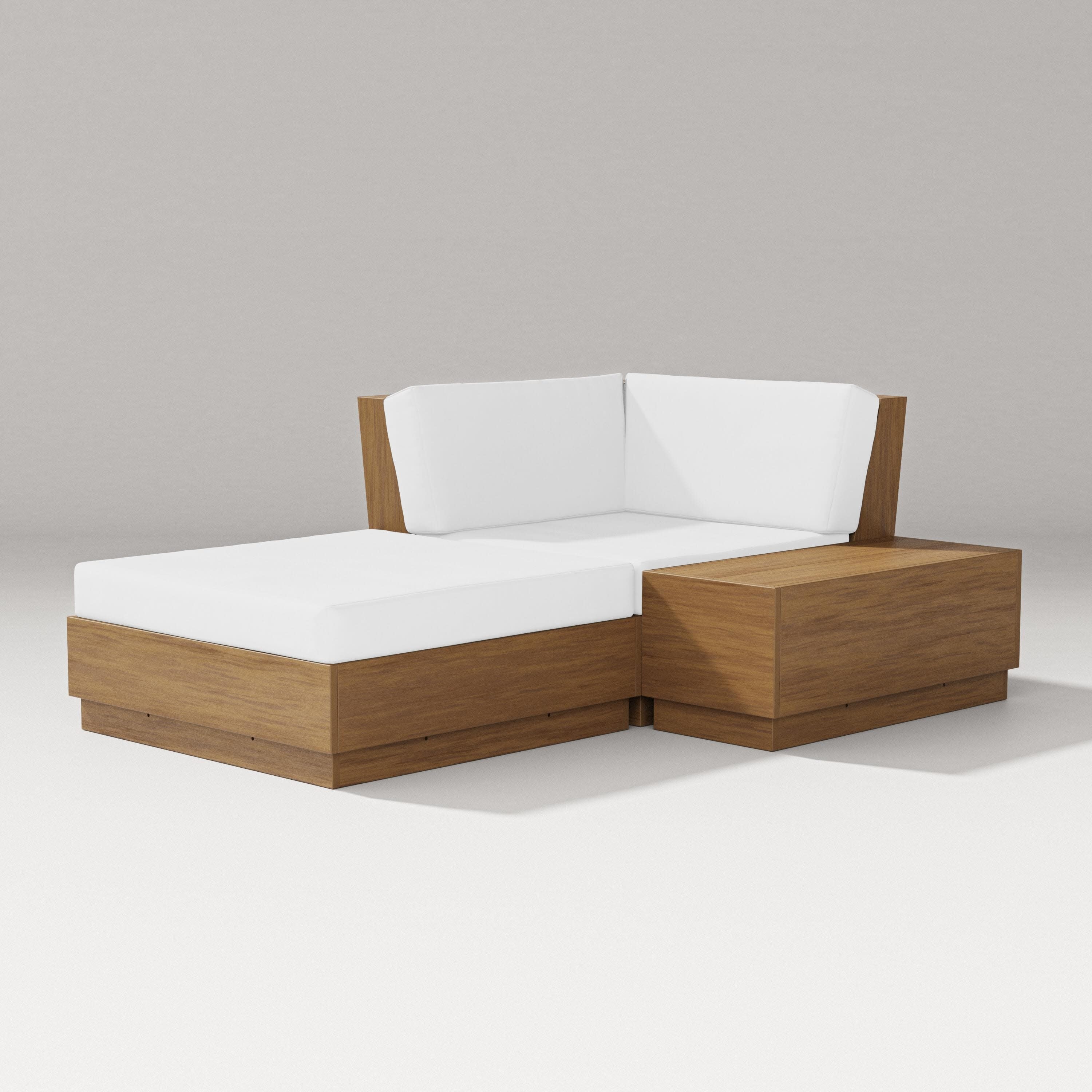 Elevate Corner Chaise in Natural / Natural