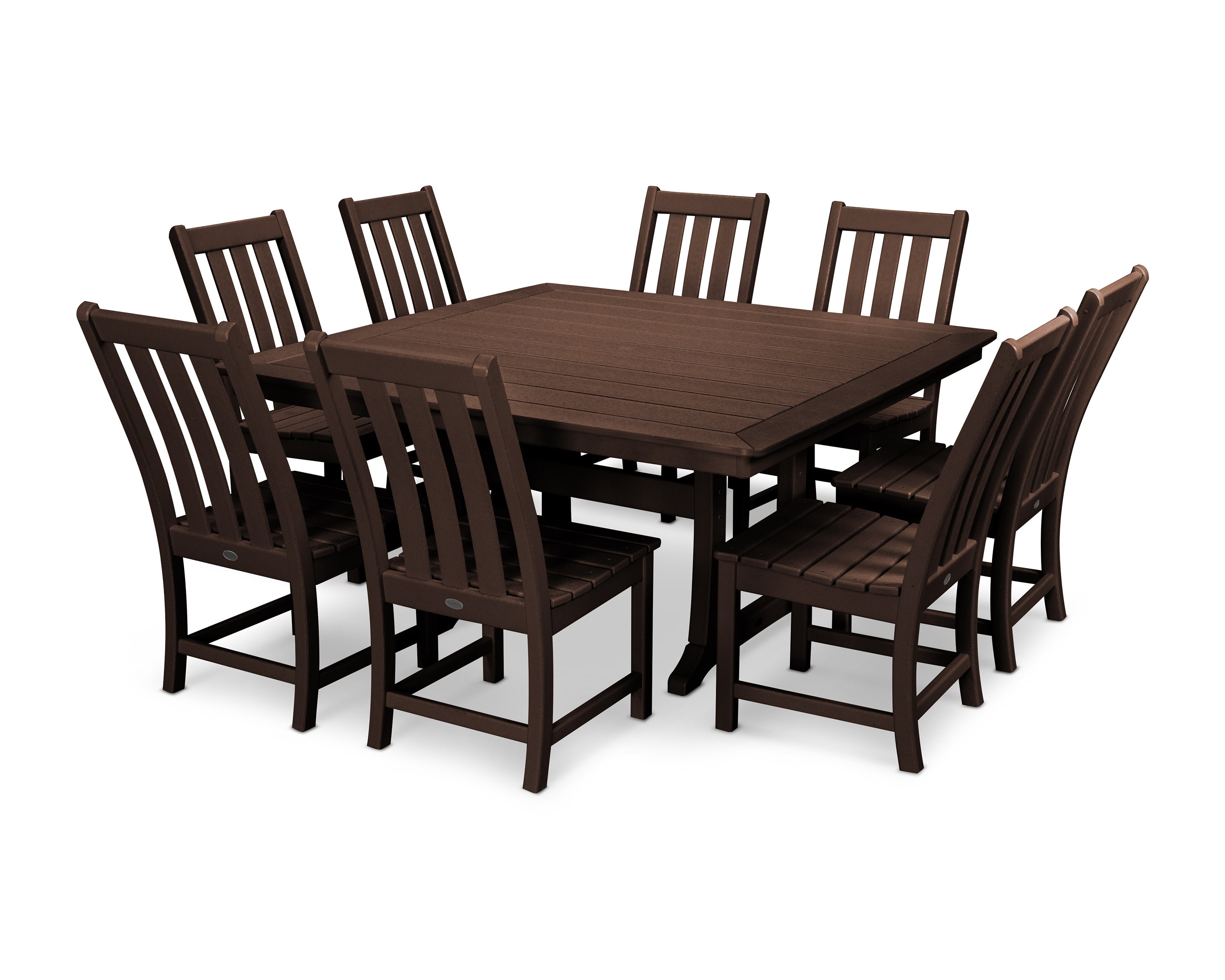 Vineyard 9-Piece Dining Set in Mahogany