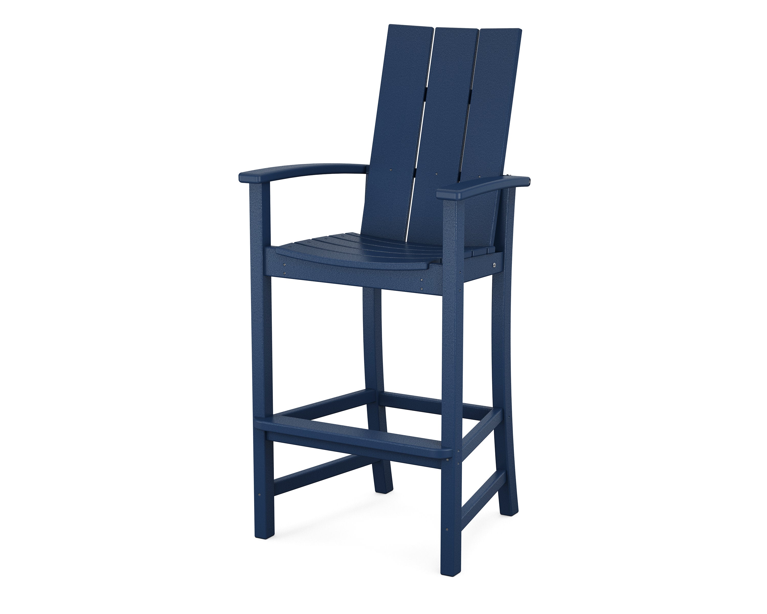 Modern Adirondack Bar Chair in Navy