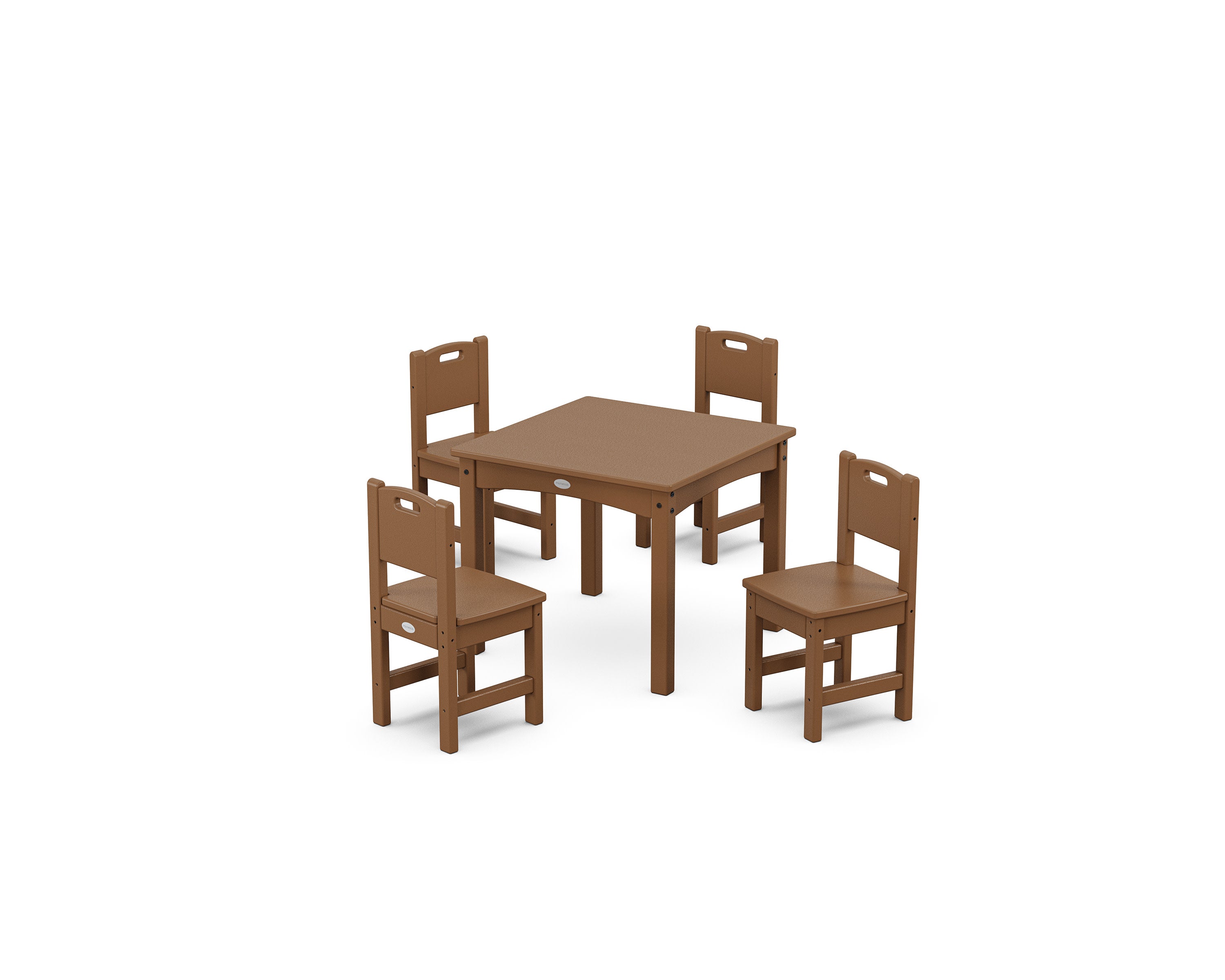 Toddler 5-Piece Dining Set in Teak