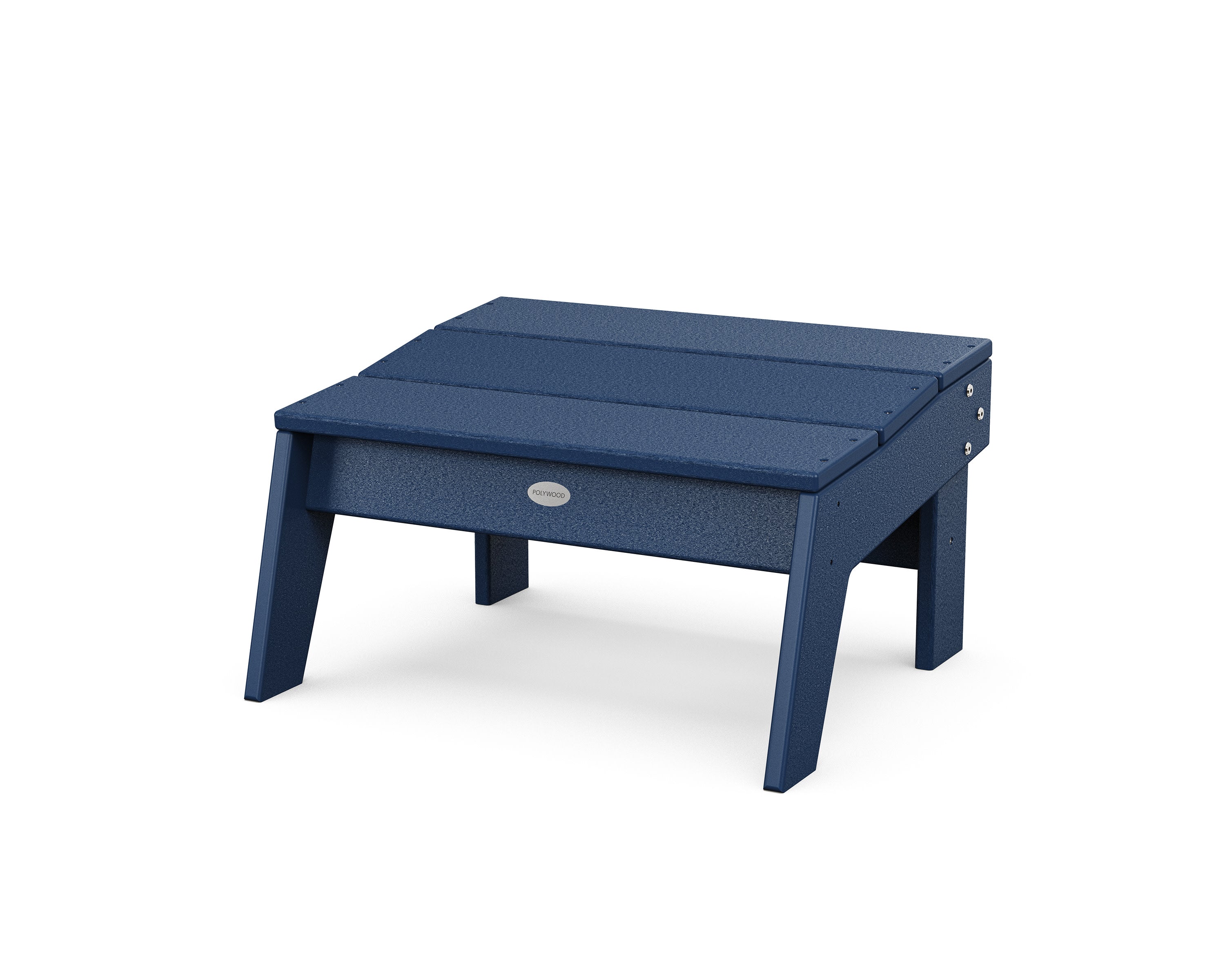 Modern Studio Oversized Ottoman in Navy