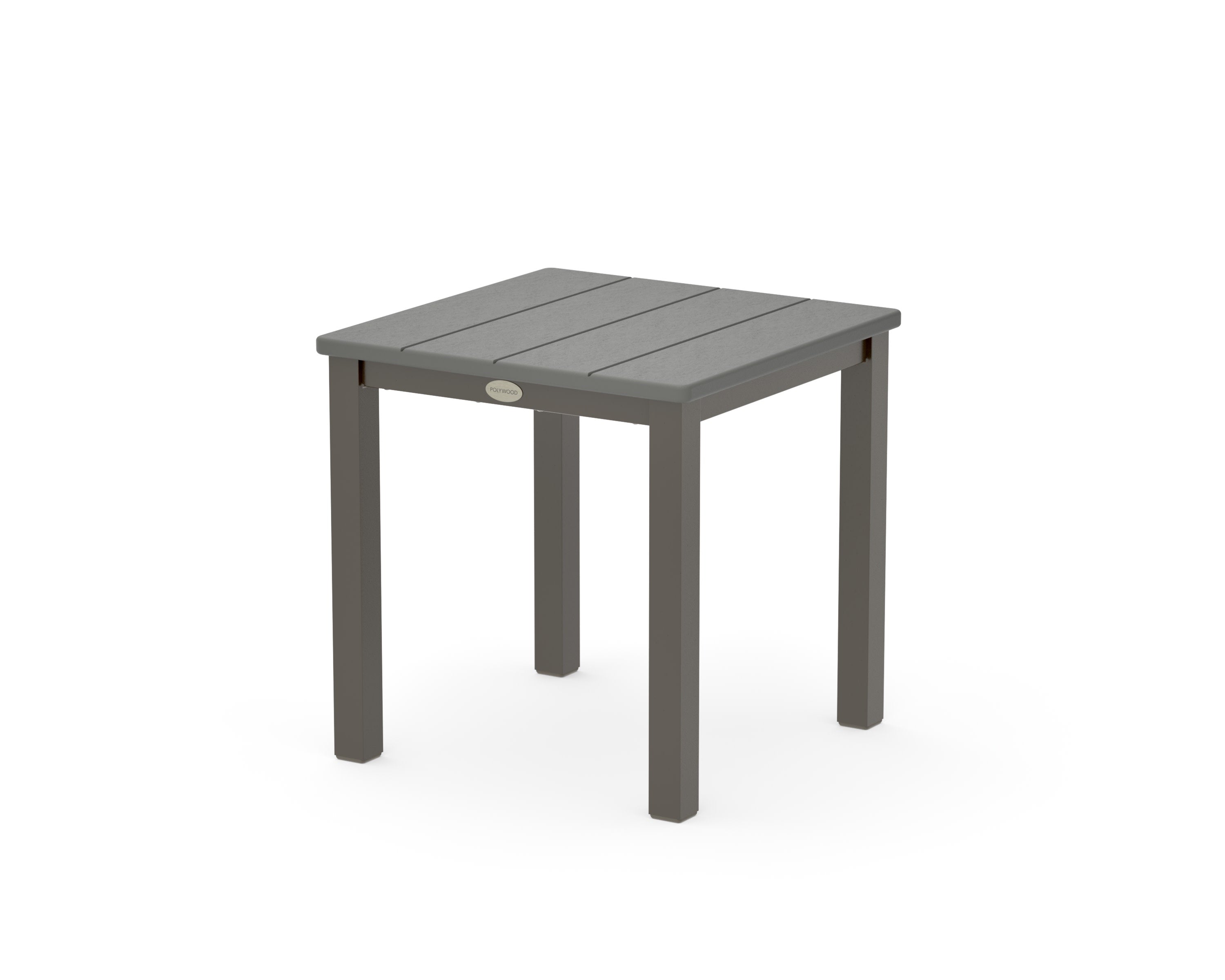 Main Street 18" Side Table in Bronze / Slate Grey