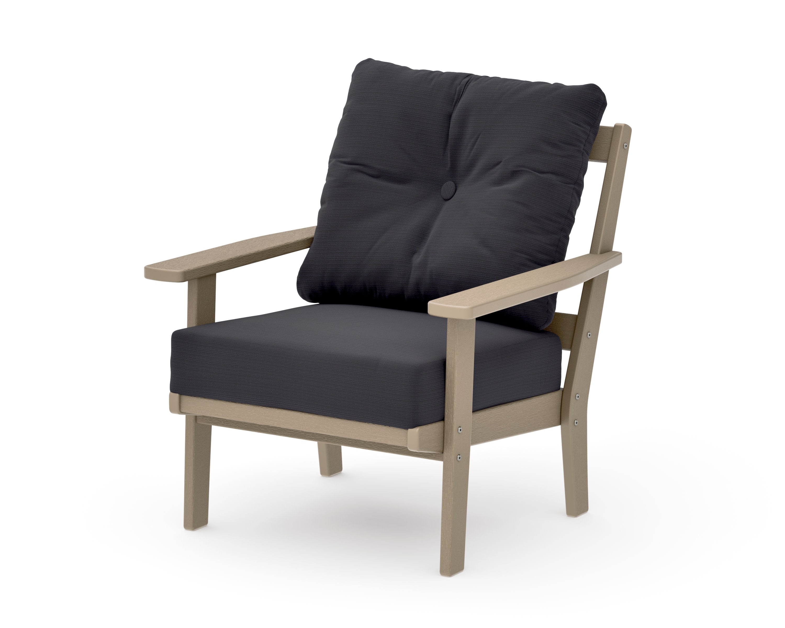 Oxford Deep Seating Chair in Vintage Sahara / Midnight Linen