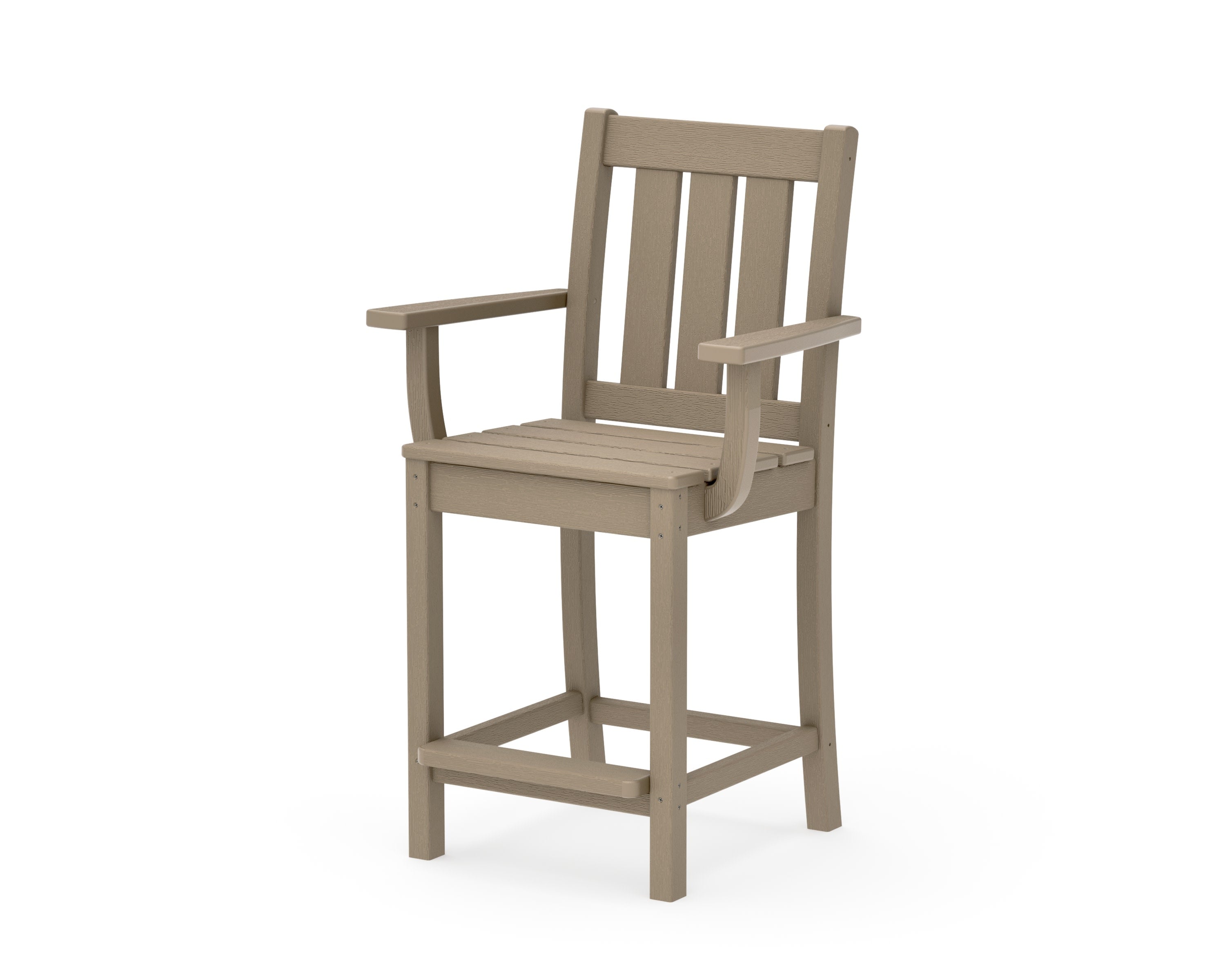 Oxford Counter Arm Chair in Vintage Sahara