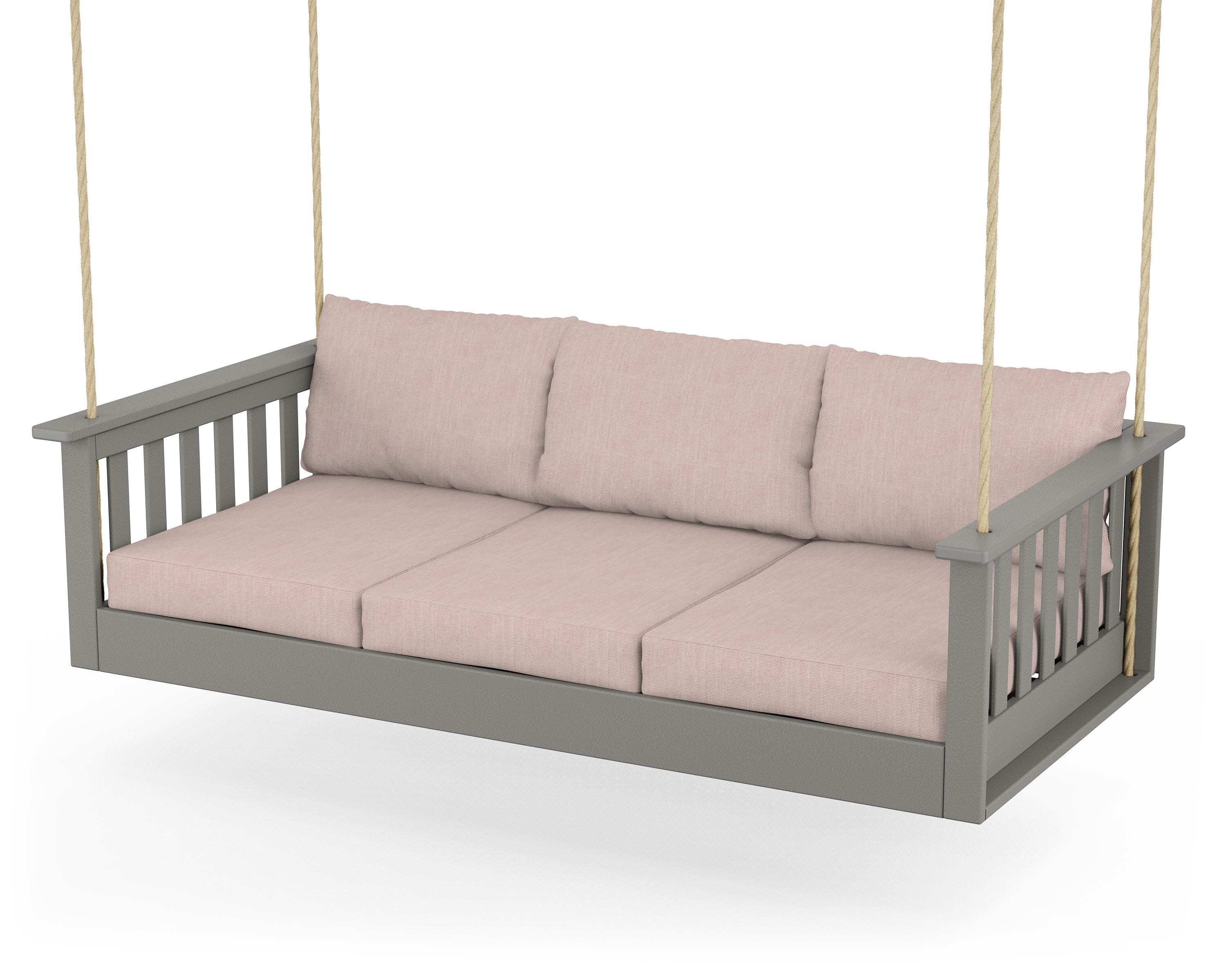 Vineyard Daybed Swing in Slate Grey / Play Cameo
