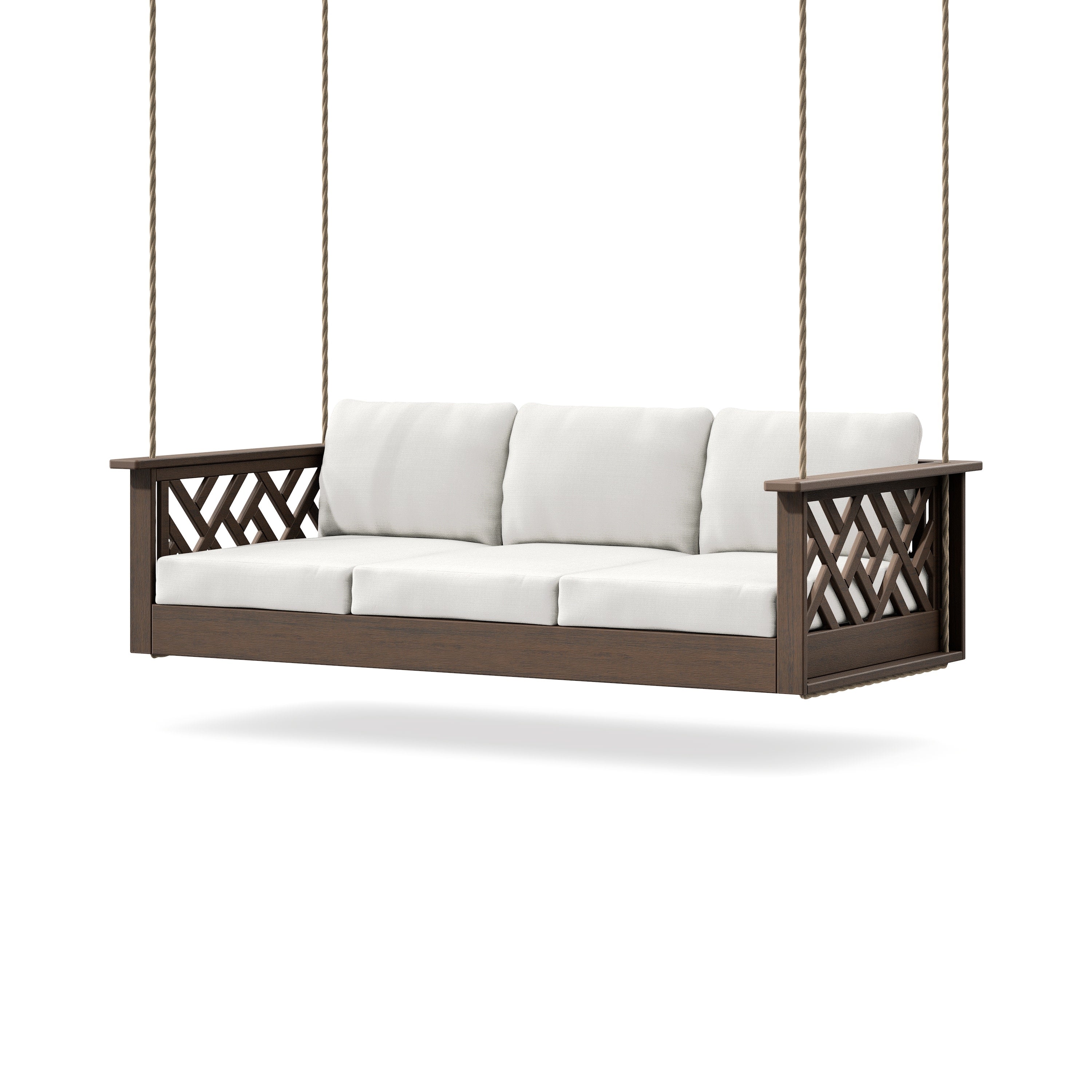 Chippendale Daybed Swing in Kona / Natural Linen