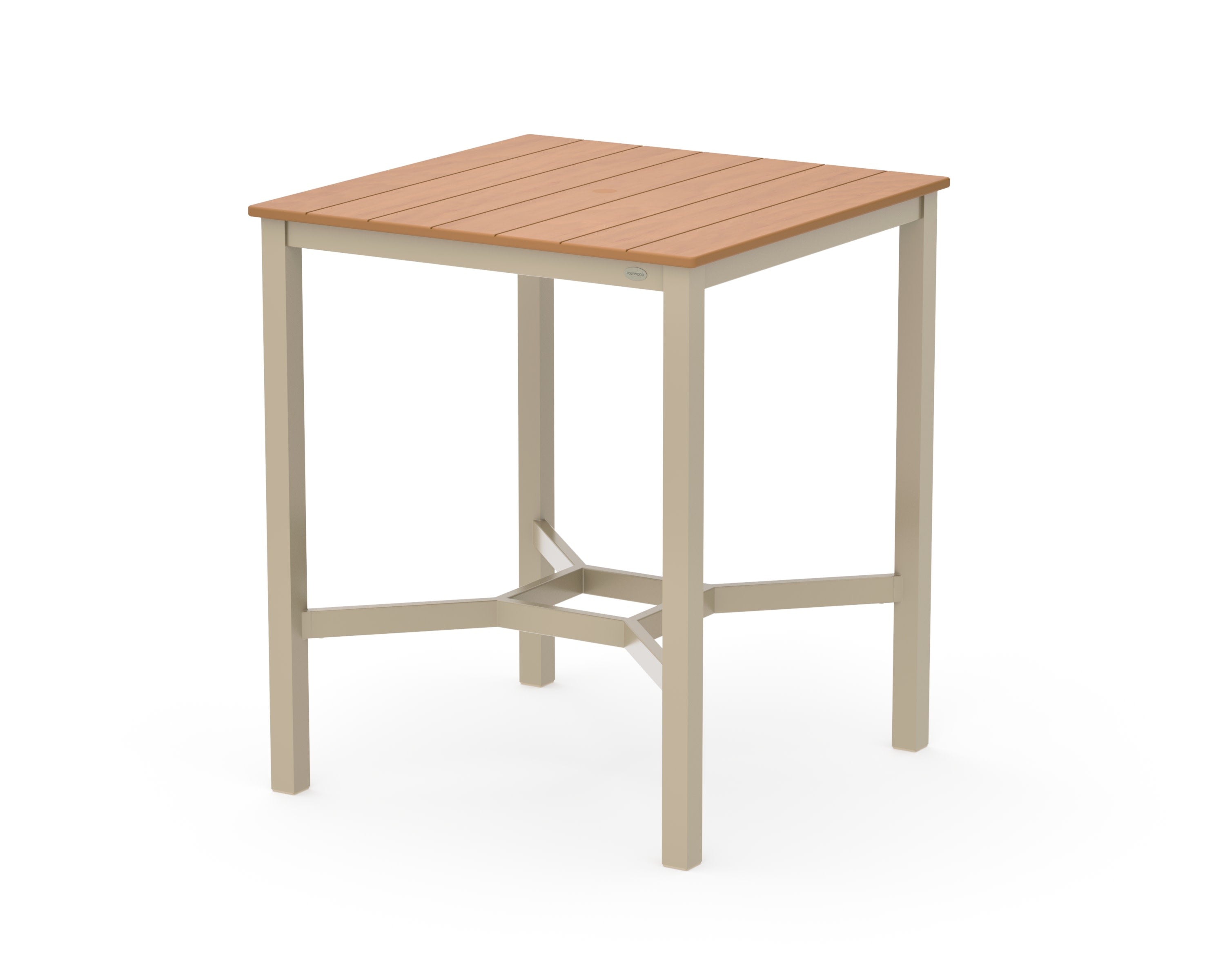 Main Street 36 x 36 Bar Table in Sand / Natural