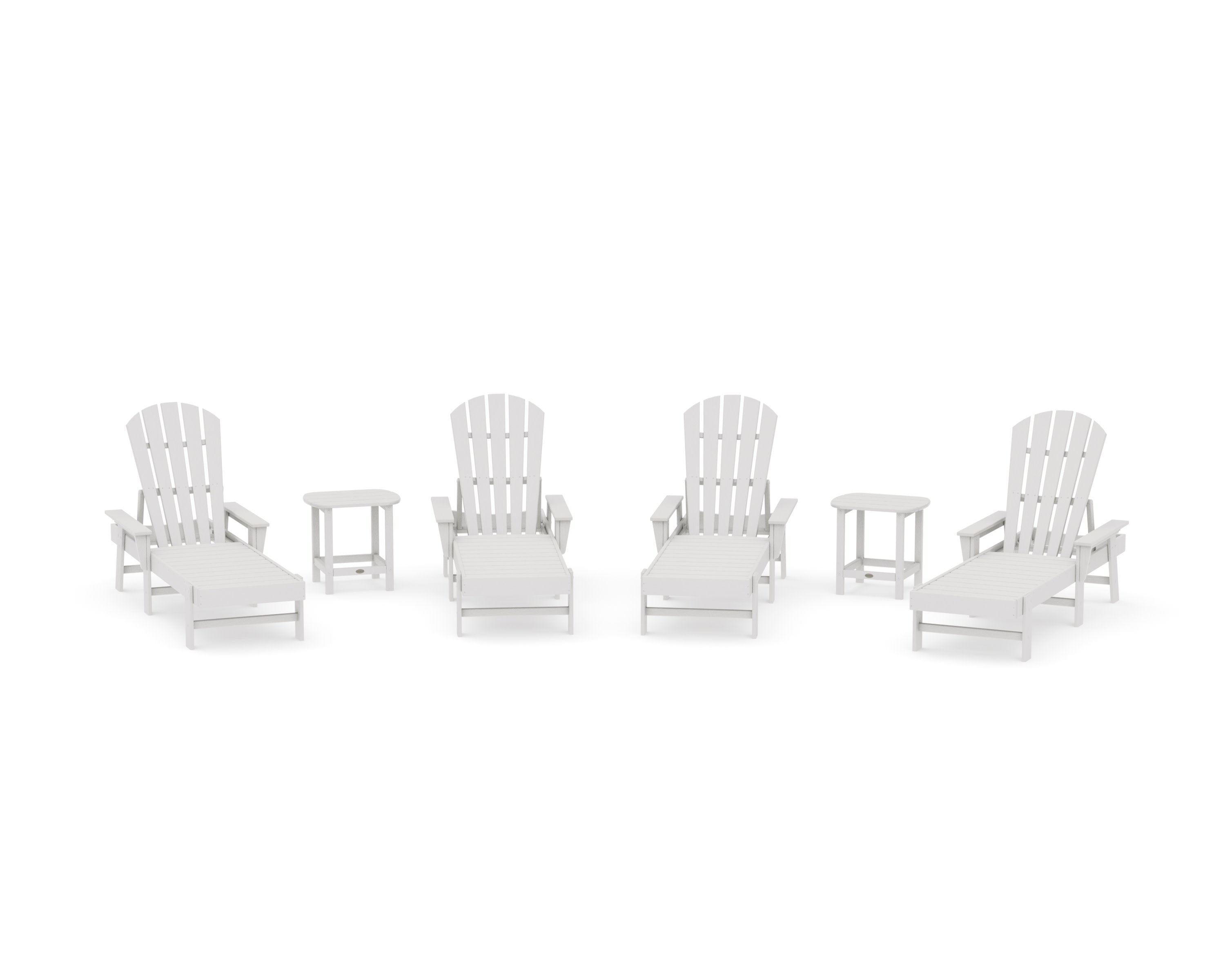 South Beach Chaise 6-Piece Set in Vintage White
