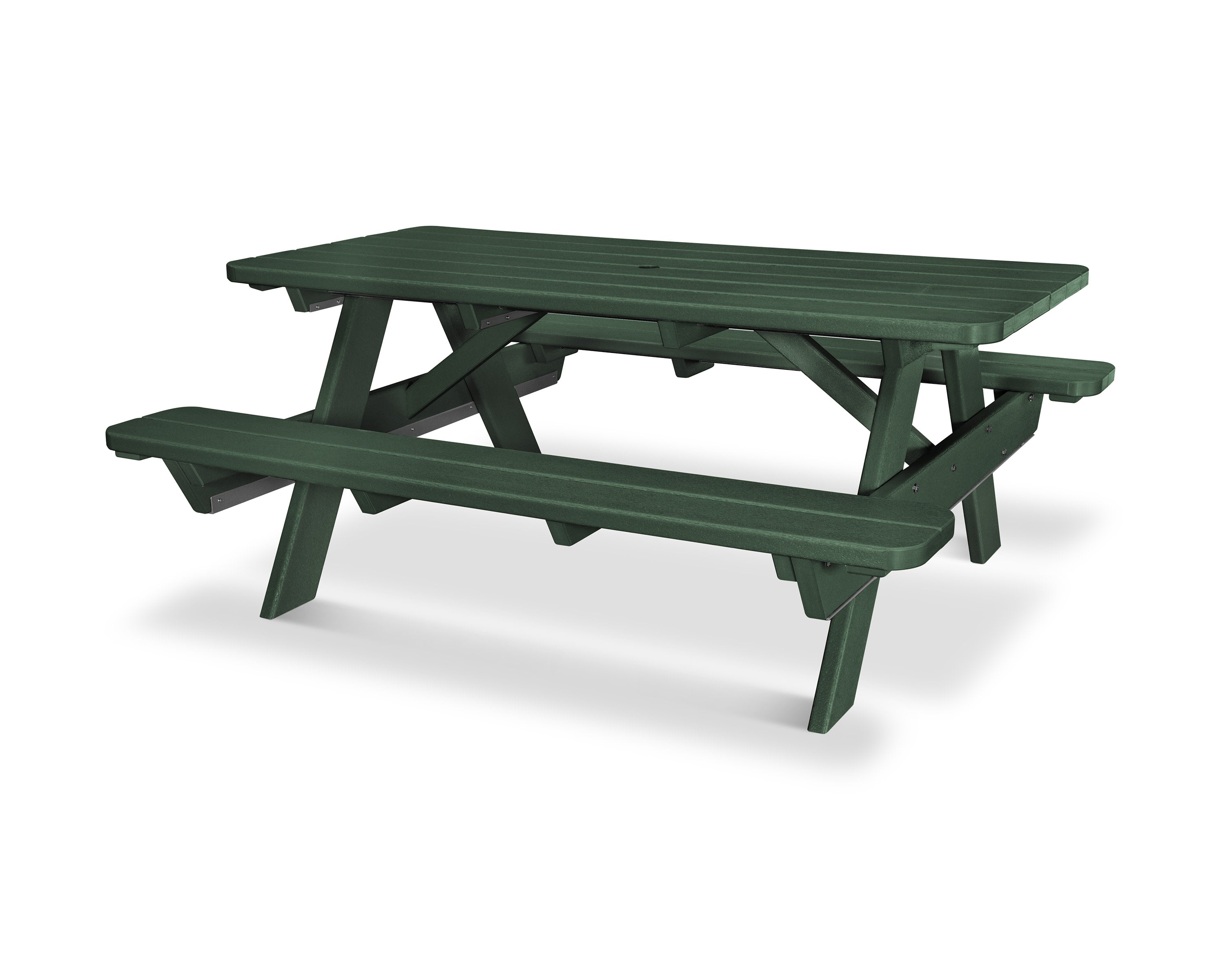 Park 72" Picnic Table in Green