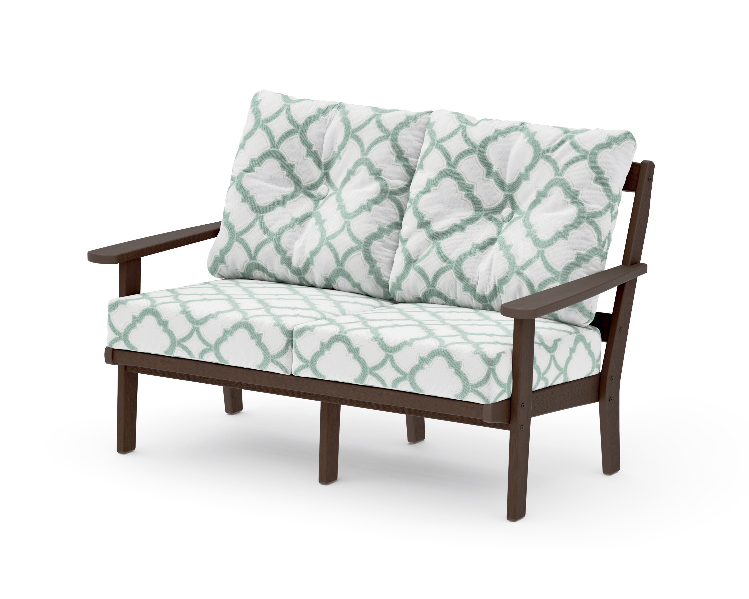 Mission Deep SeatingLoveseat in Kona / Trellis Glacier Spa