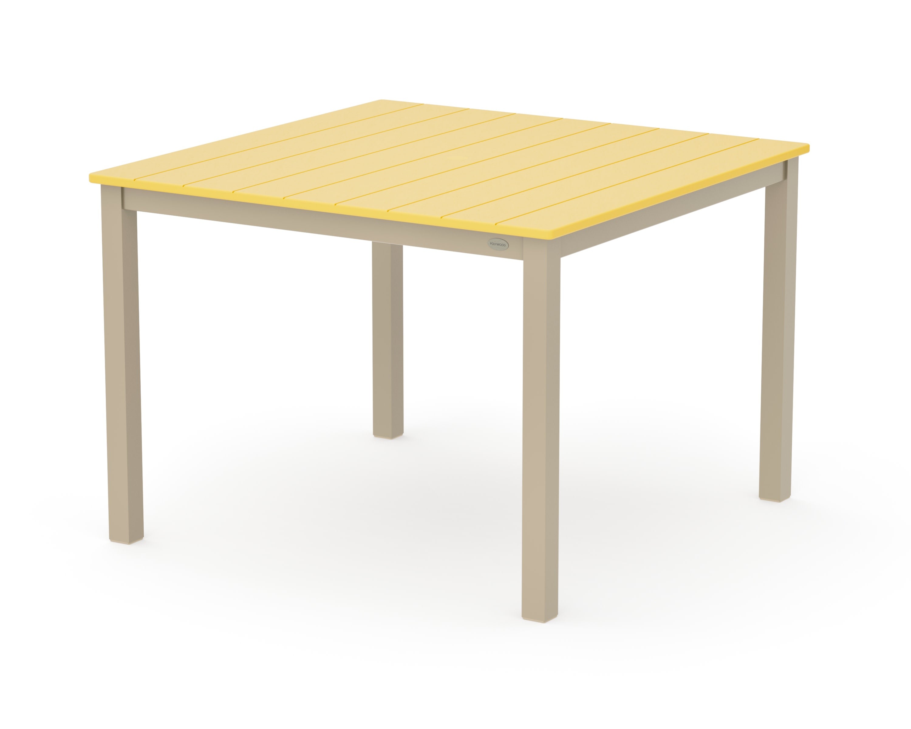 Main Street 42 x 42 Dining Table in Sand / Lemon